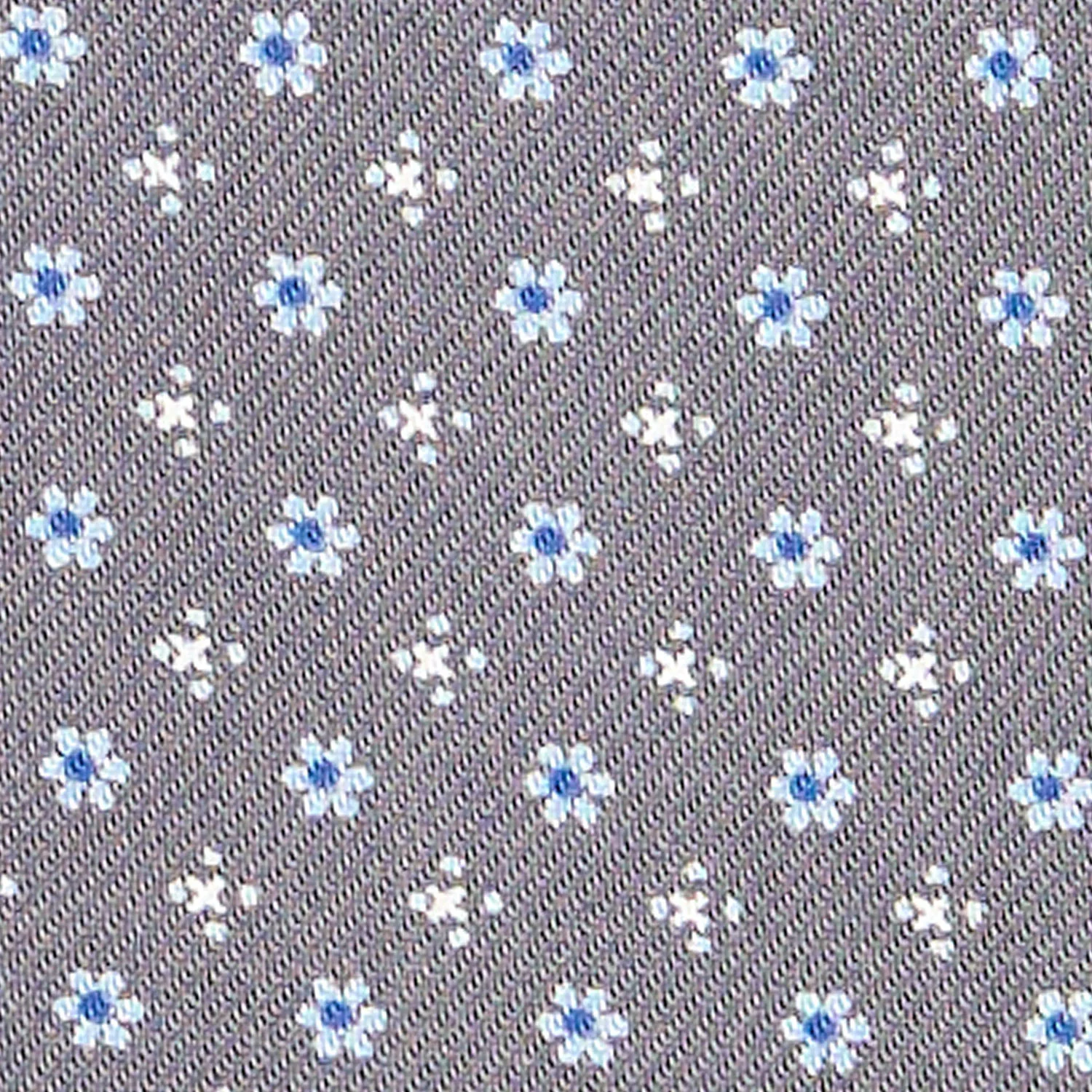 DARK GREY SILK ASCOT TIE - Image 2