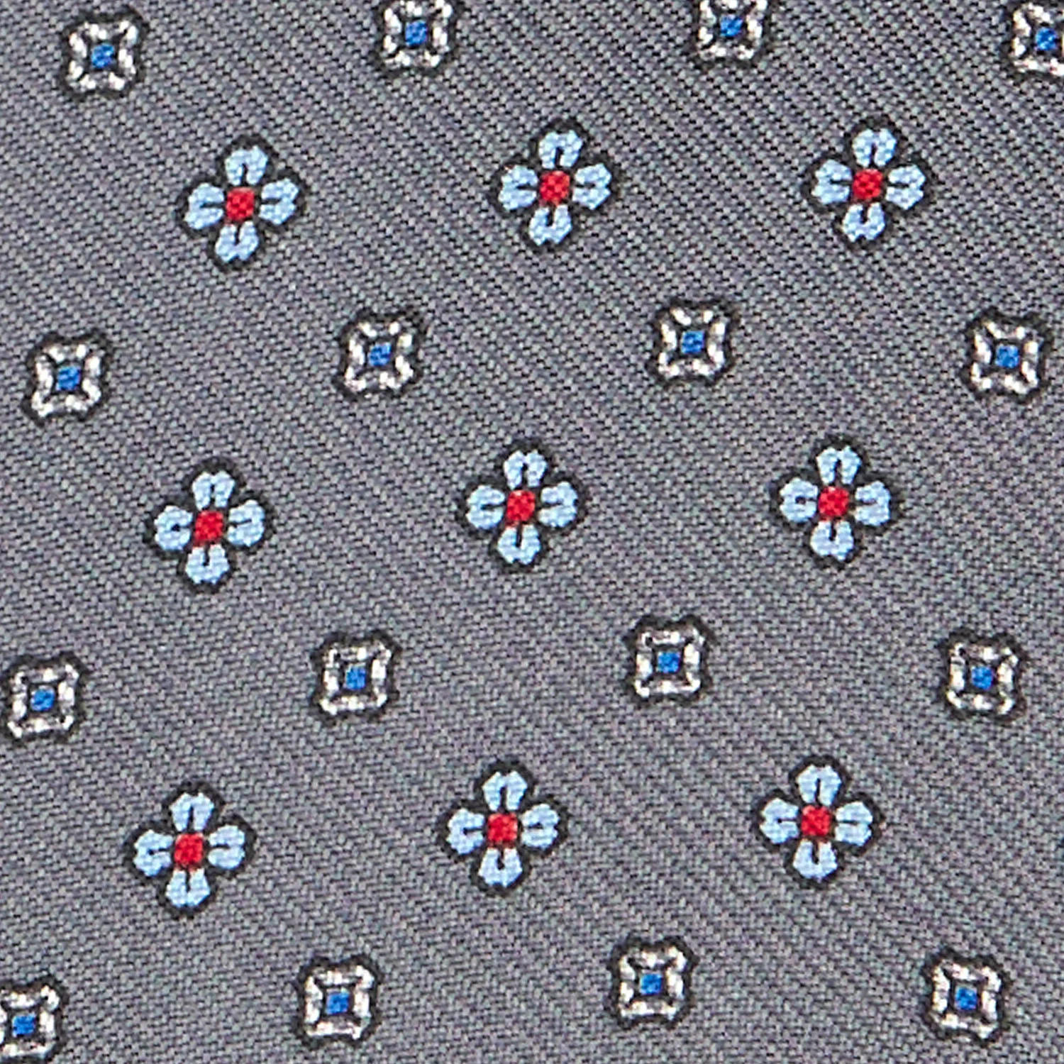 DARK GREY SILK BOWTIE TO SELF-TIE - Image 2