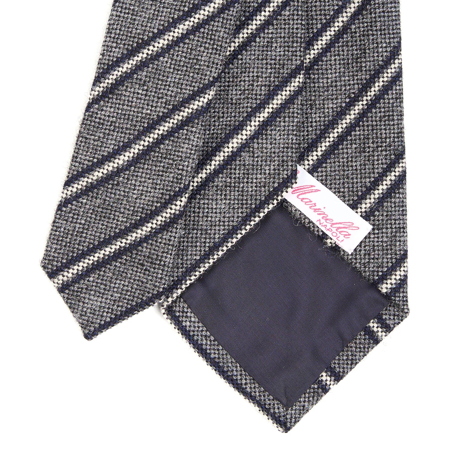 DARK GREY WOOL LADY TIE
