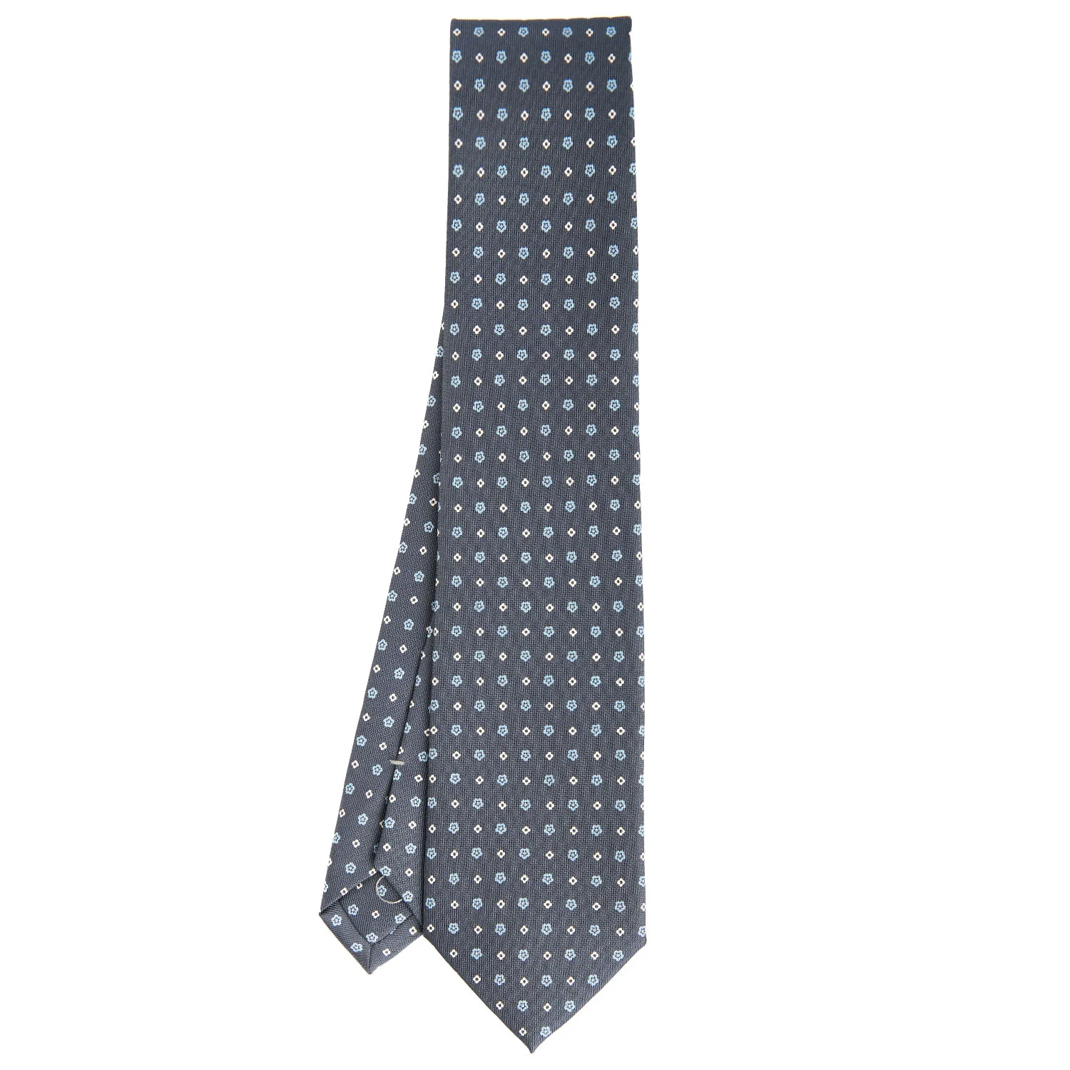DARK GREY CLASSIC SILK TIE - Image 2