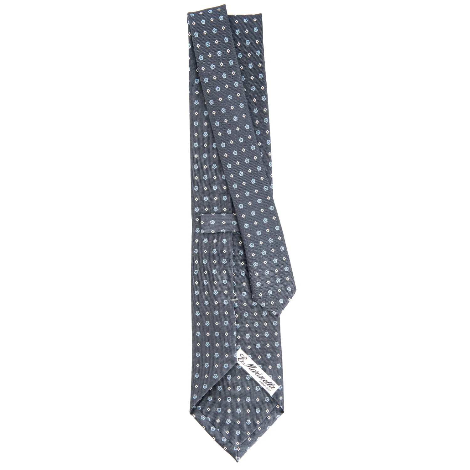 DARK GREY CLASSIC SILK TIE - Image 3