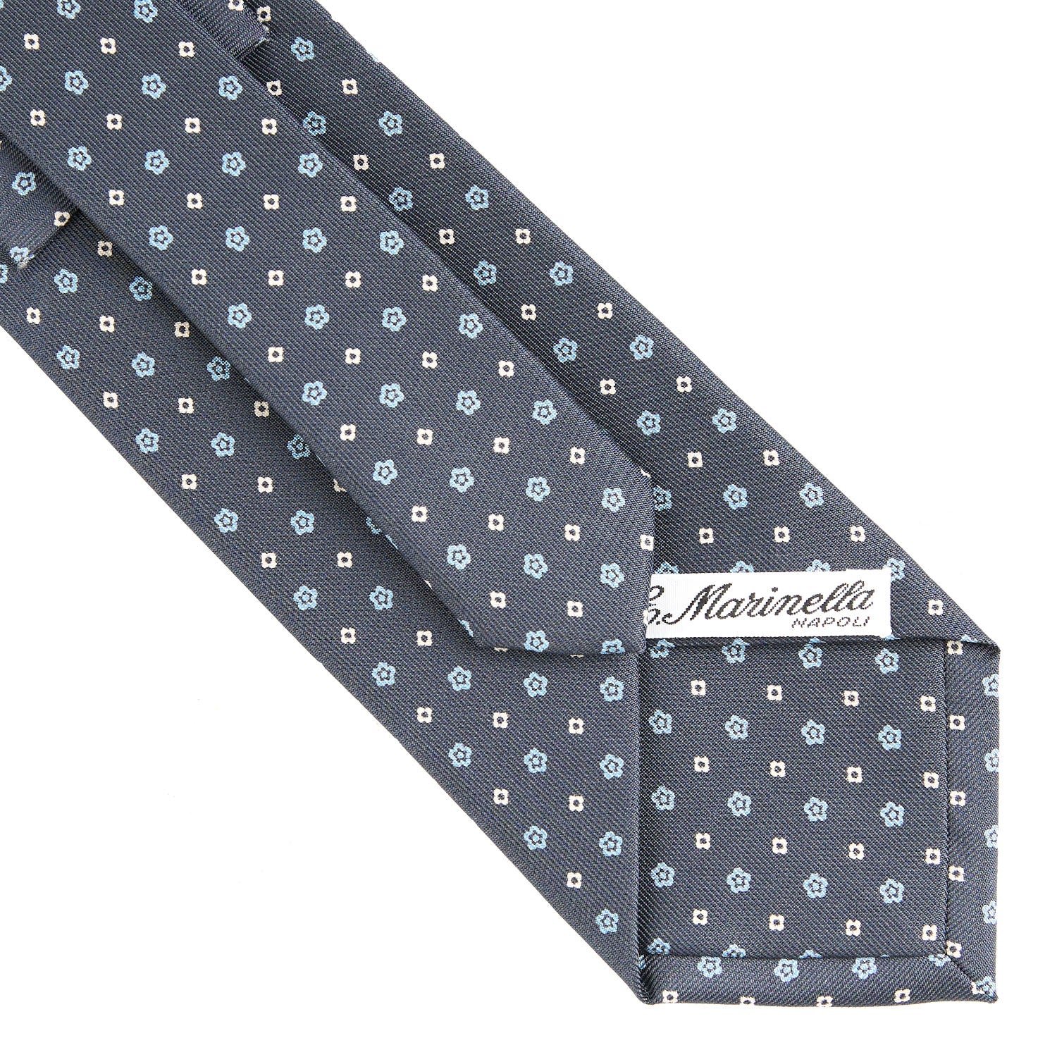 DARK GREY CLASSIC SILK TIE - Image 4