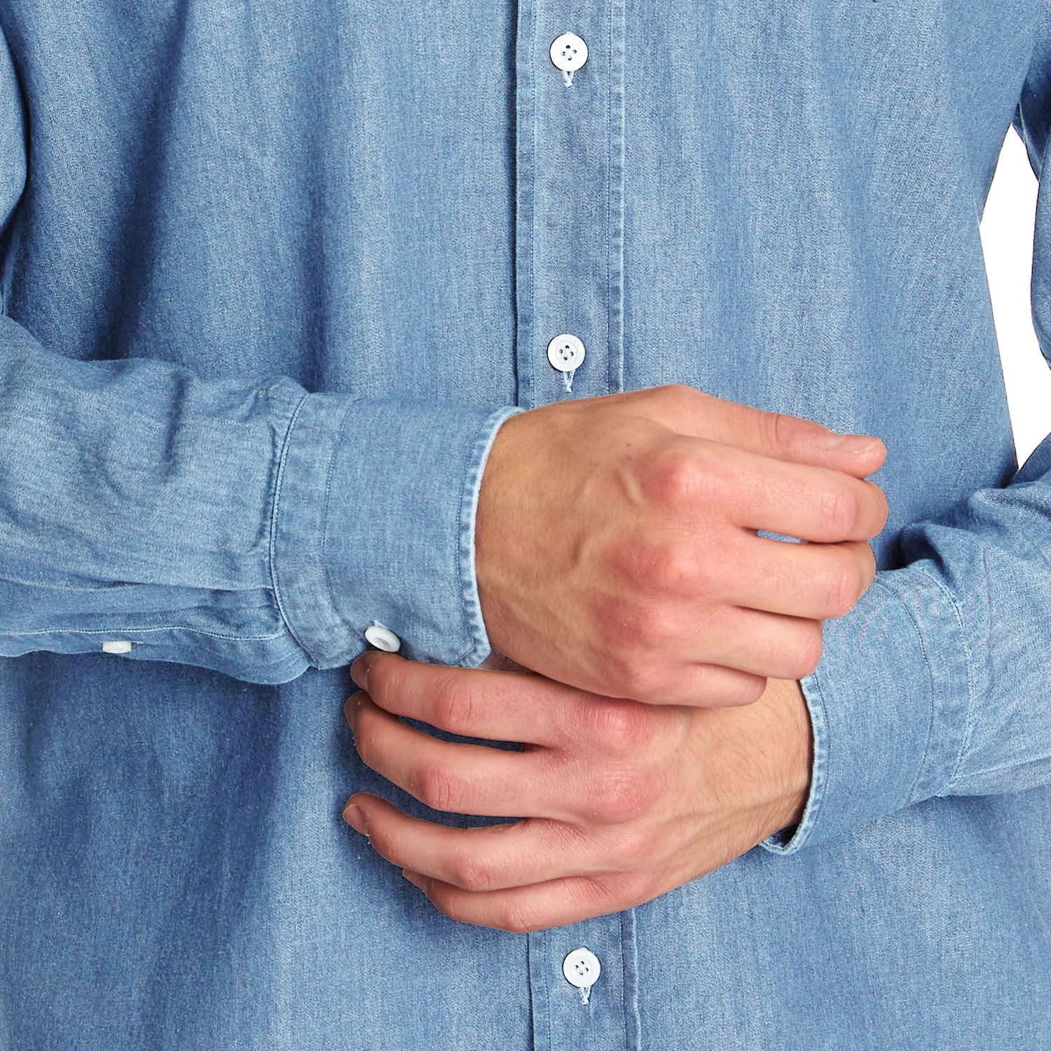 FADED DENIM SIX HAND STEPS SHIRT - Image 6