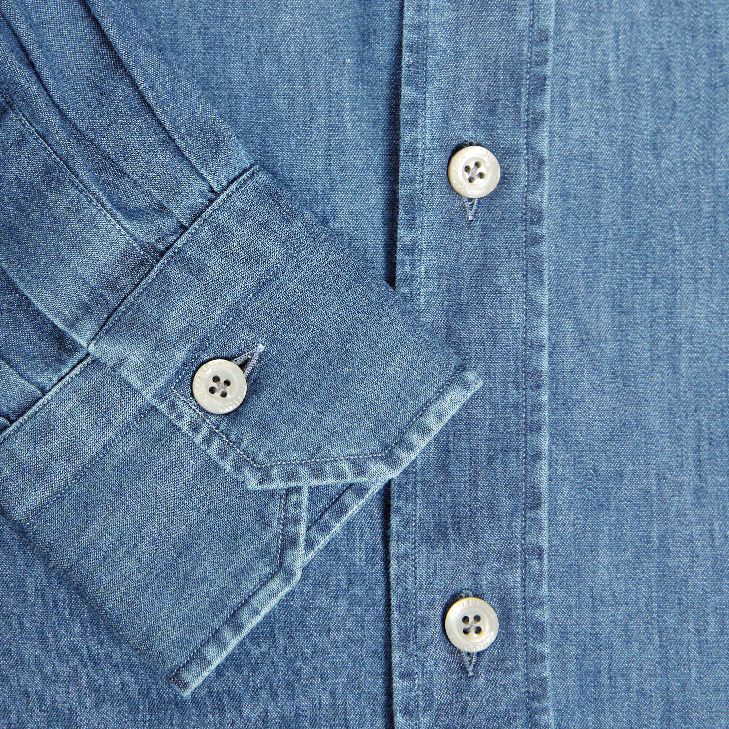 FADED DENIM SIX HAND STEPS SHIRT - Image 8