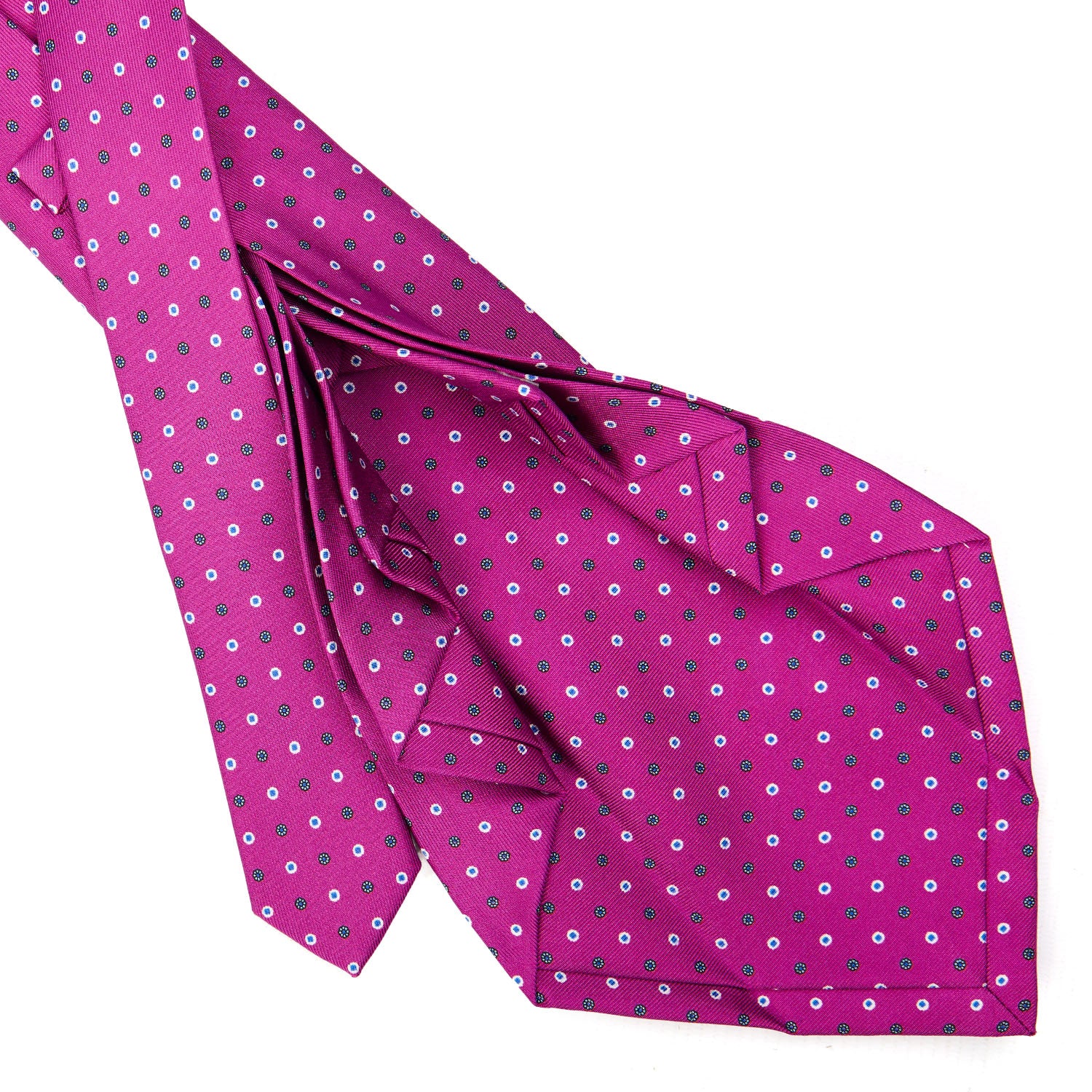 FUCHSIA 9 FOLD SARTORIAL SILK TIE