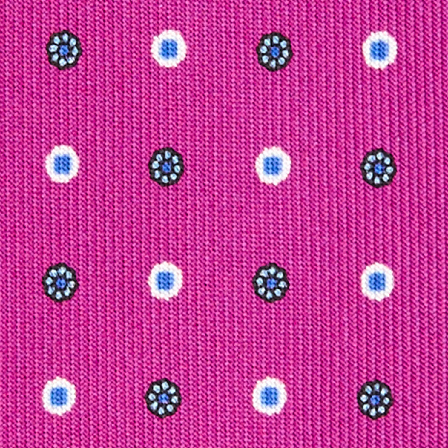 FUCHSIA 9 FOLD SARTORIAL SILK TIE - Image 4