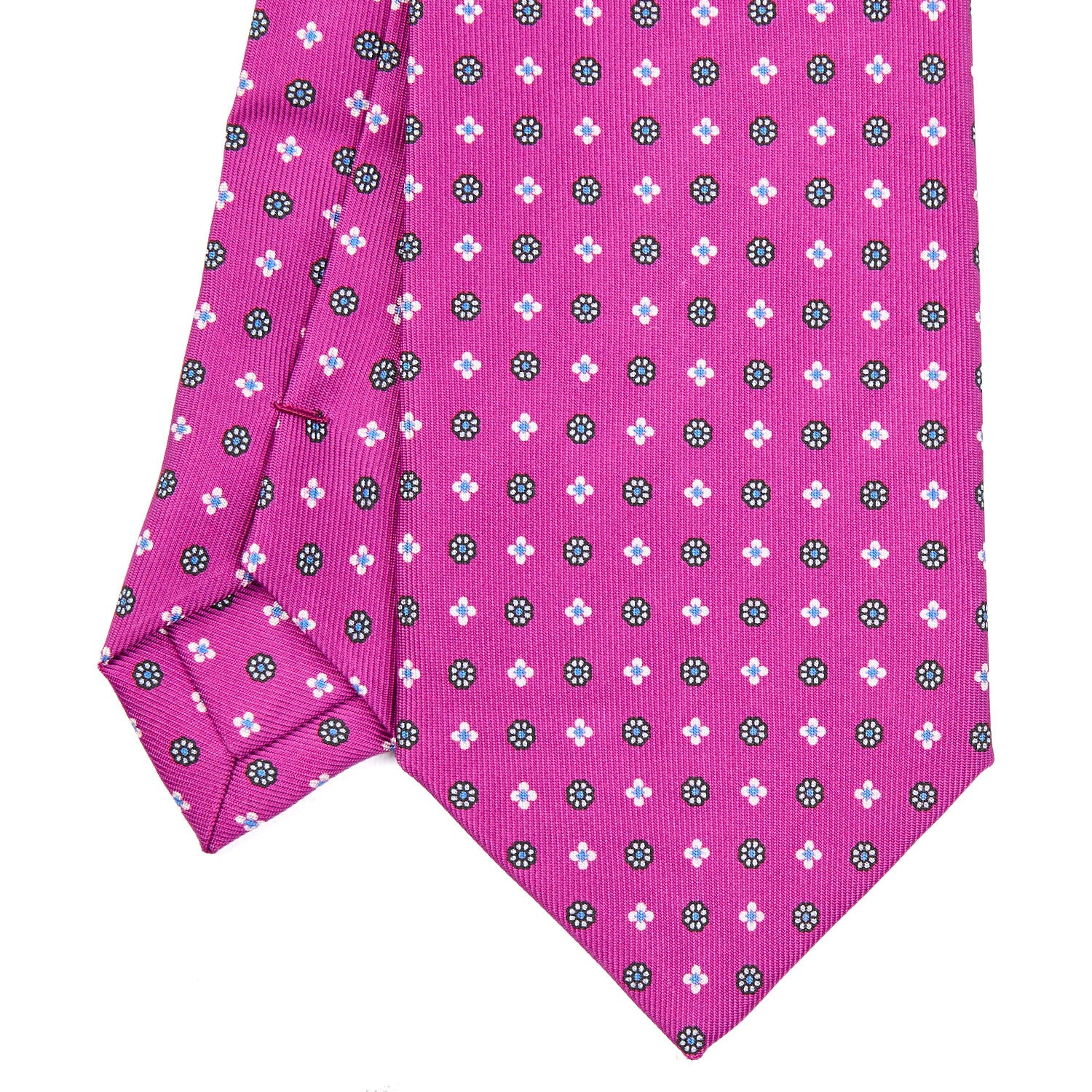 FUCHSIA EXTRA LONG SARTORIAL SILK TIE