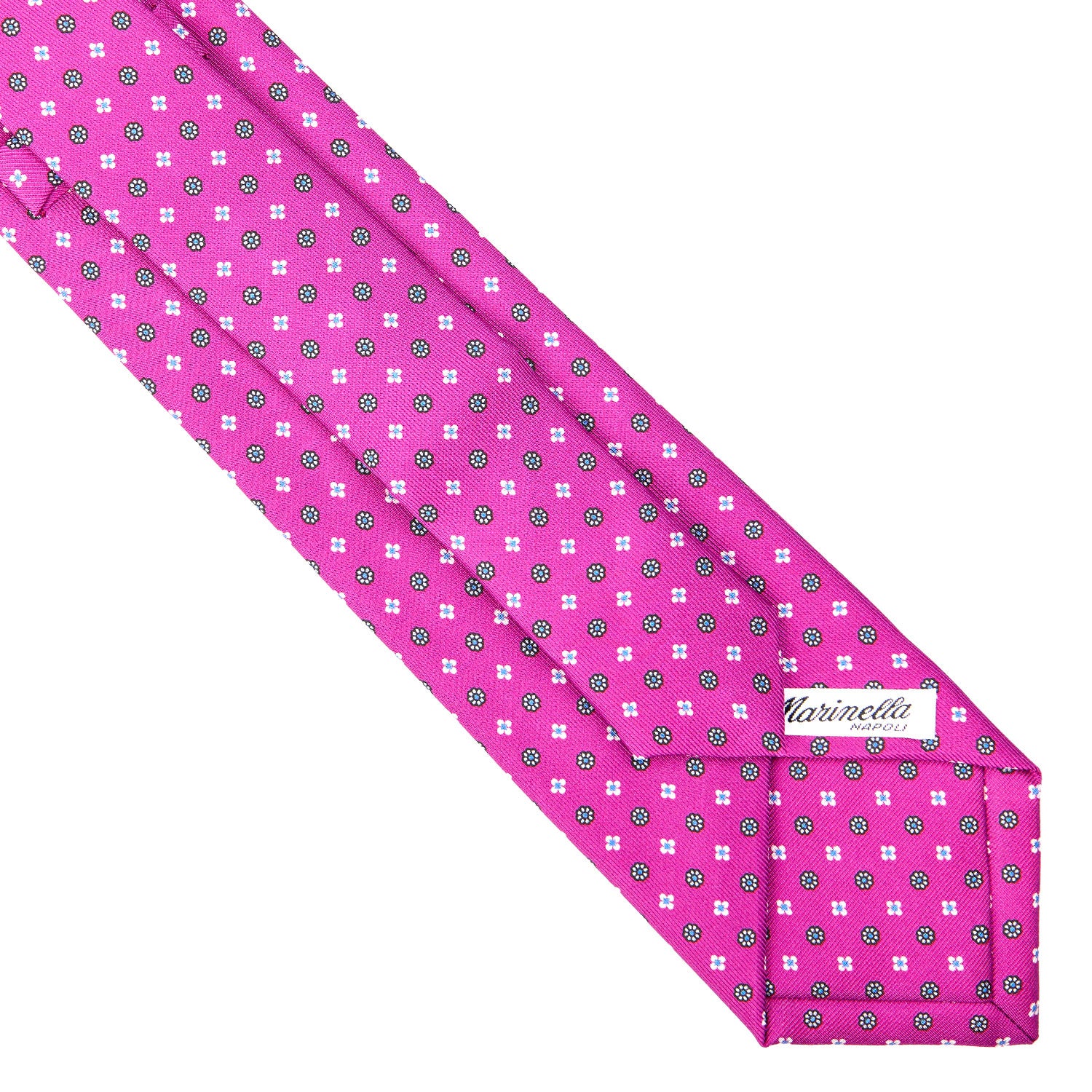 FUCHSIA EXTRA LONG SARTORIAL SILK TIE - Image 4
