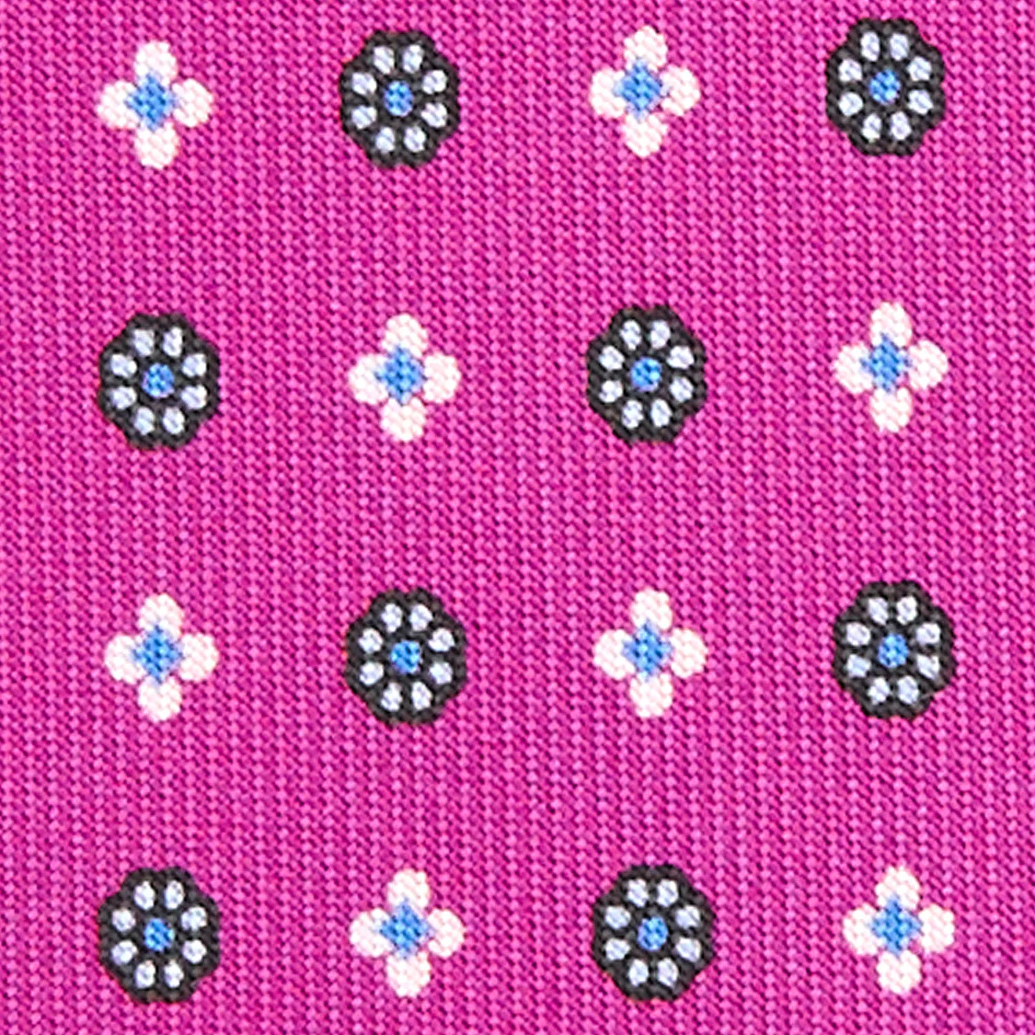 FUCHSIA EXTRA LONG SARTORIAL SILK TIE - Image 5