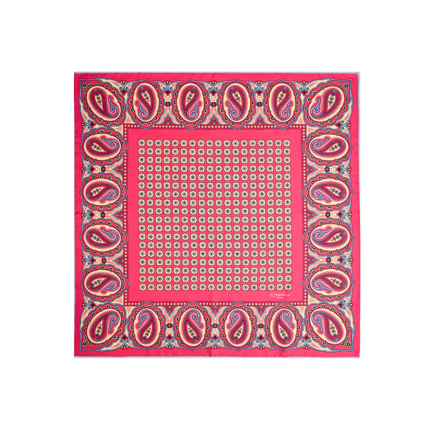 FUCHSIA SILK SCARF 65
