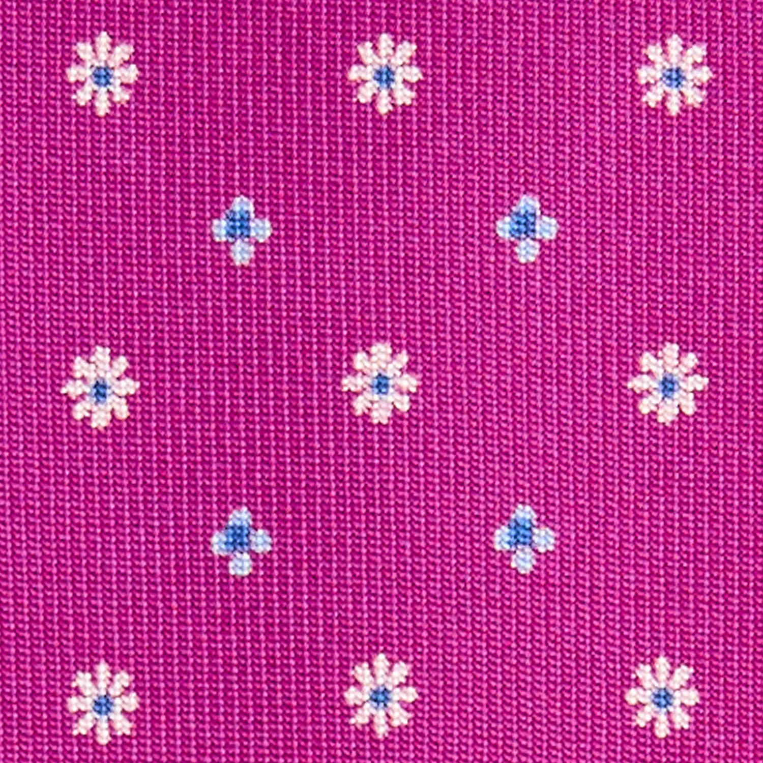 FUCHSIA 5 FOLD SARTORIAL SILK TIE - Image 4