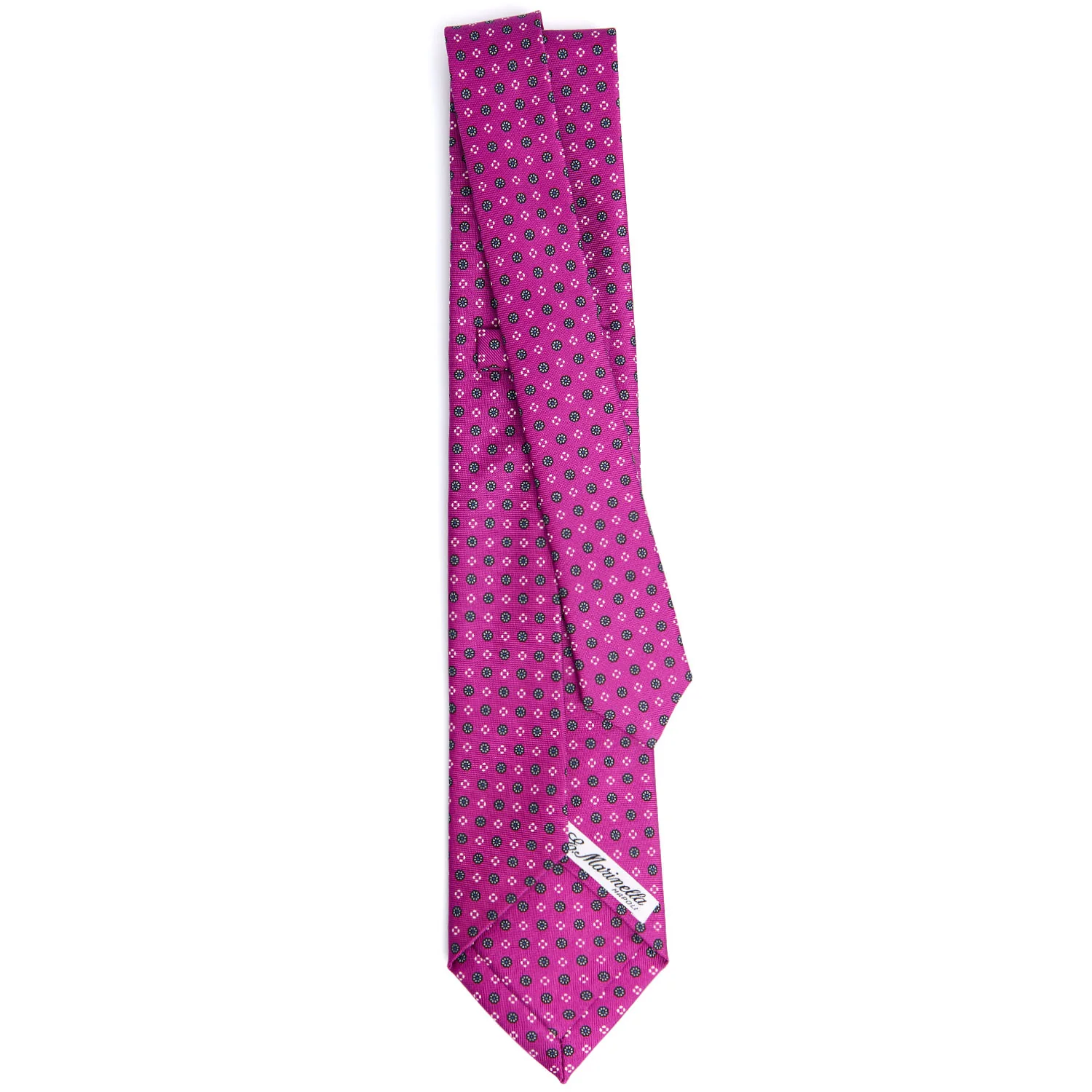 FUCHSIA 5 FOLD SARTORIAL SILK TIE - Image 3