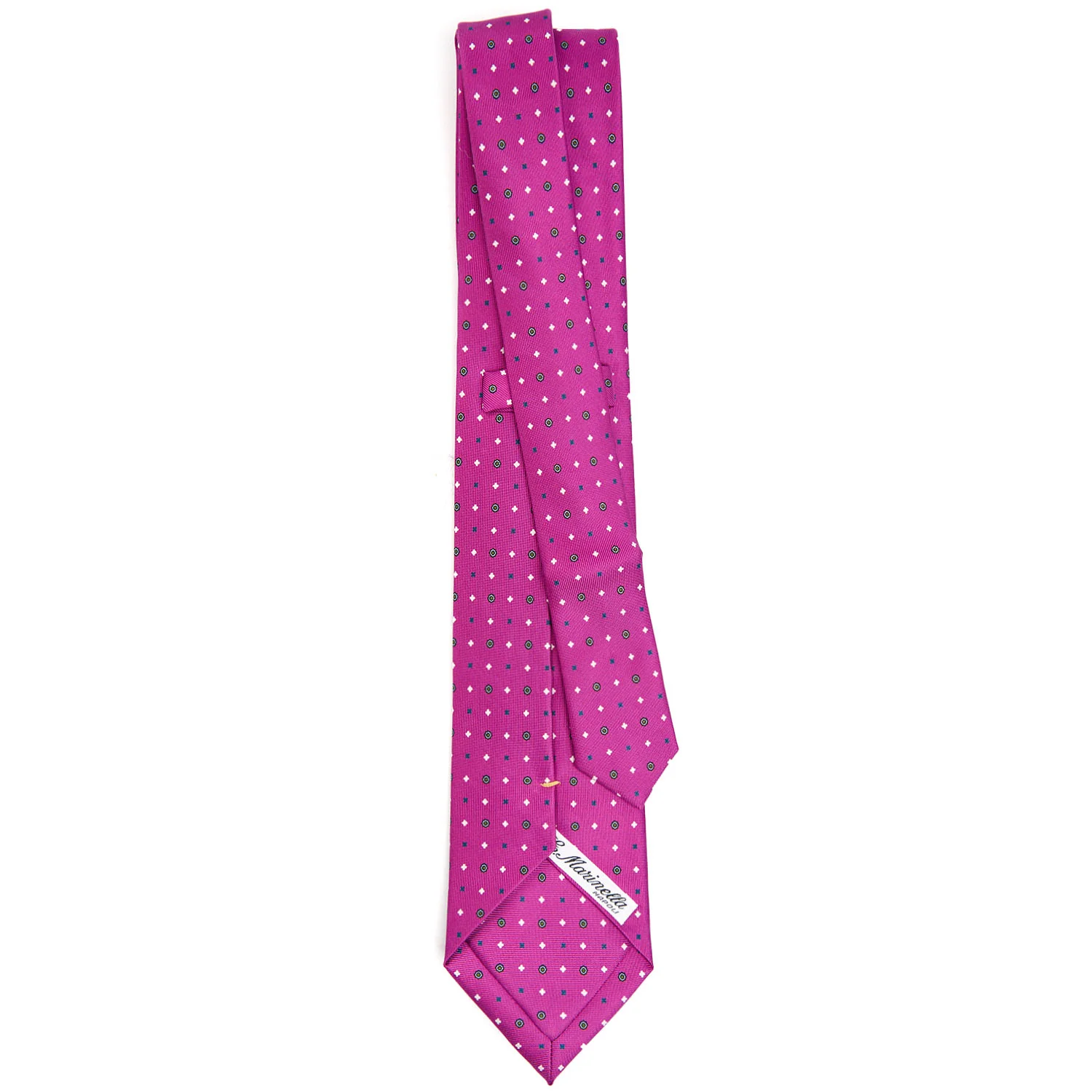 FUCHSIA EXTRA LONG SARTORIAL SILK TIE - Image 3