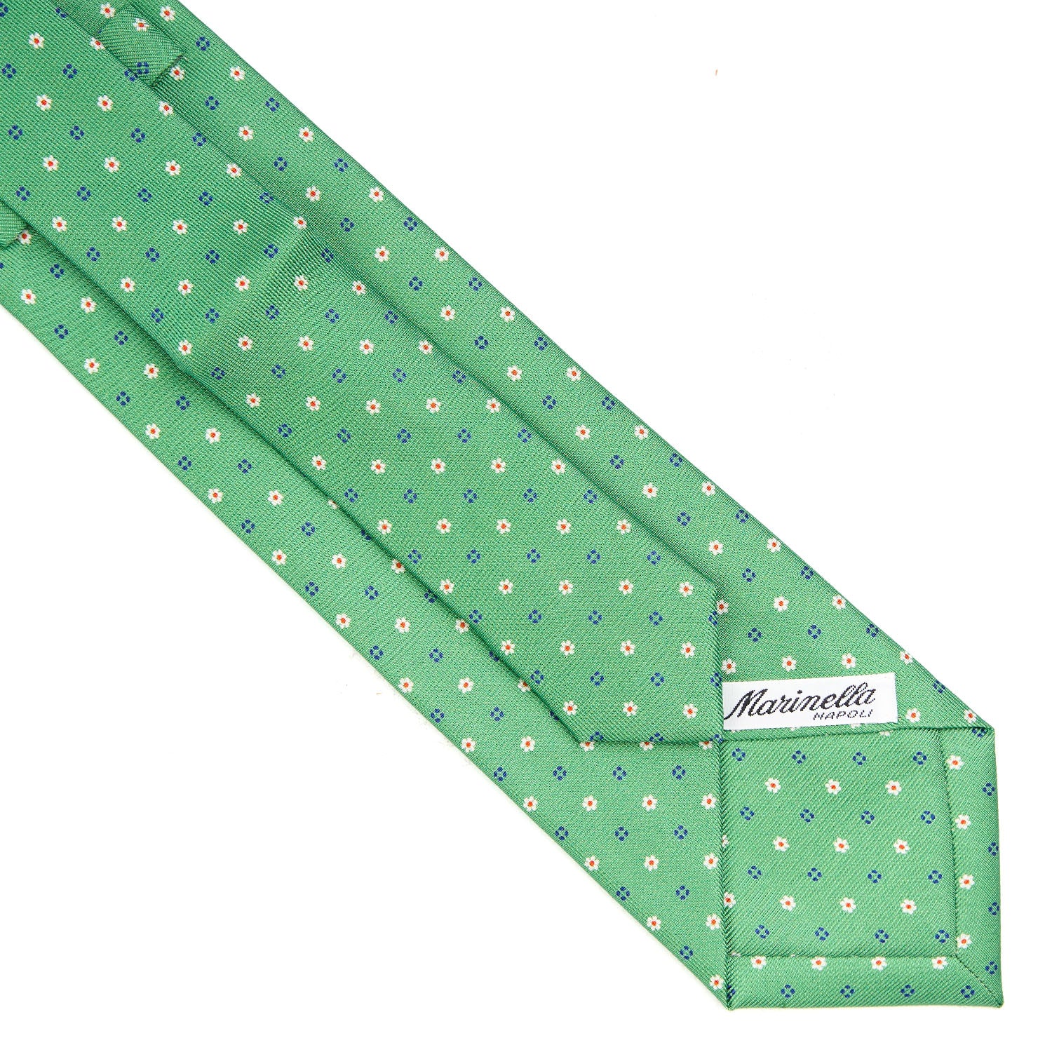 GREEN EXTRA LONG SARTORIAL SILK TIE - Image 4