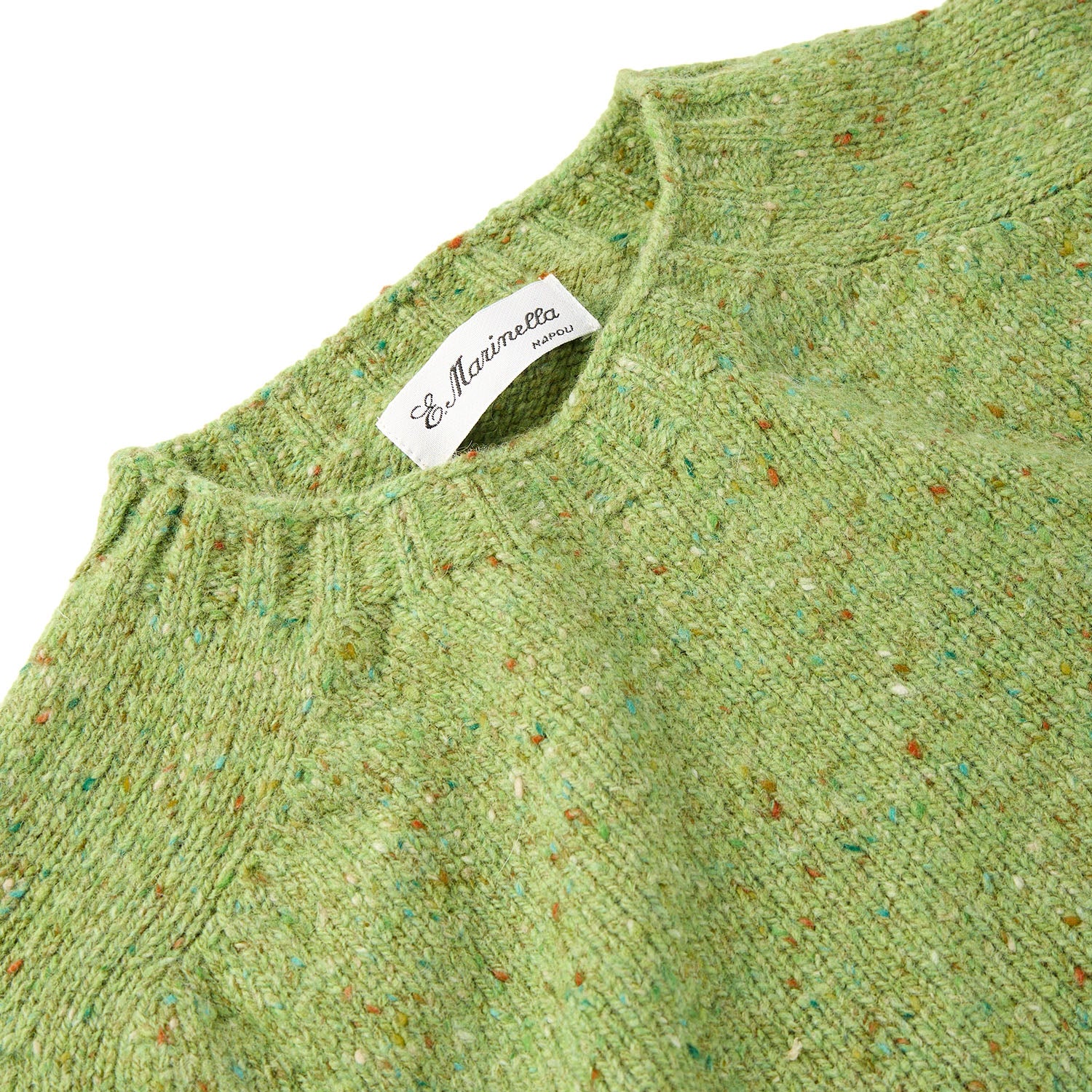 GREEN SHETLAND SWEATER - Image 3