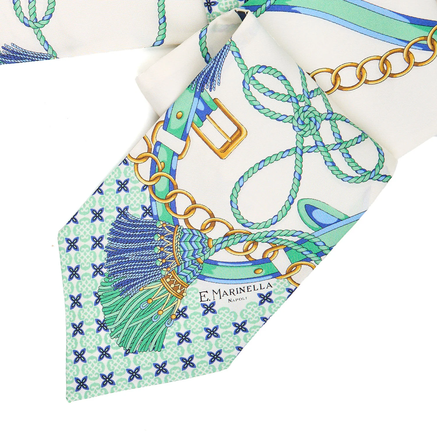 GREEN SILK BANDEAU - Image 3