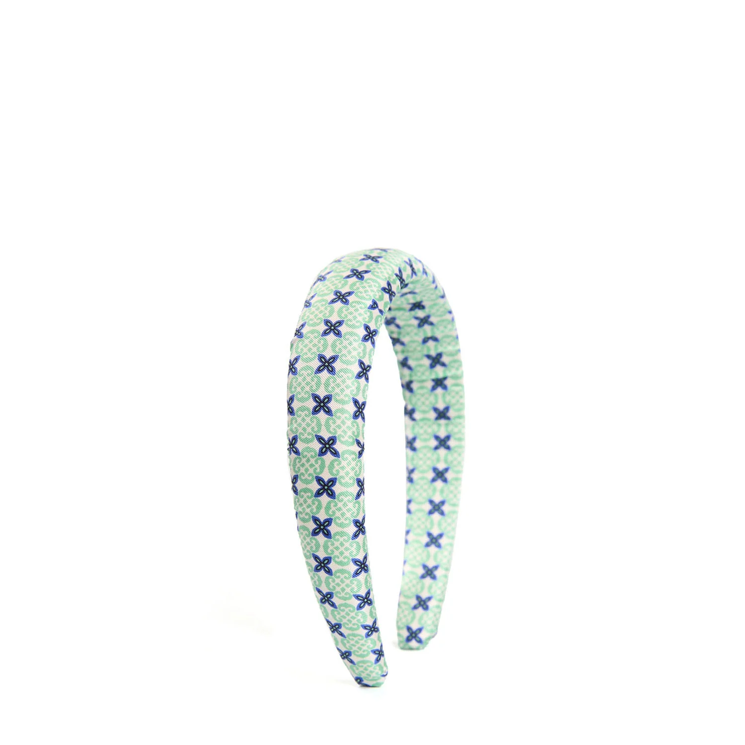 GREEN SILK HEADBAND - Image 2
