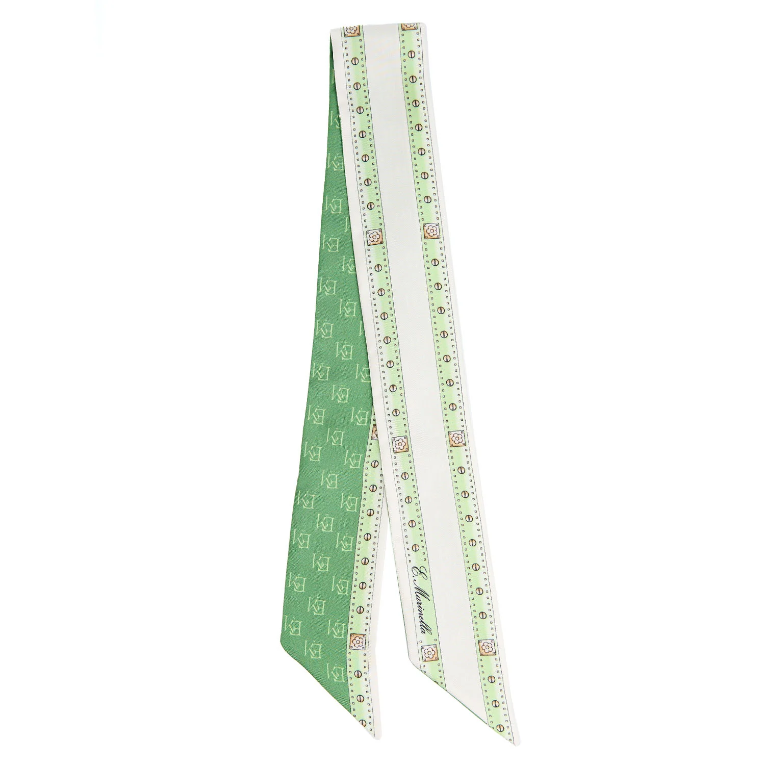 GREEN SILK TWILLY
