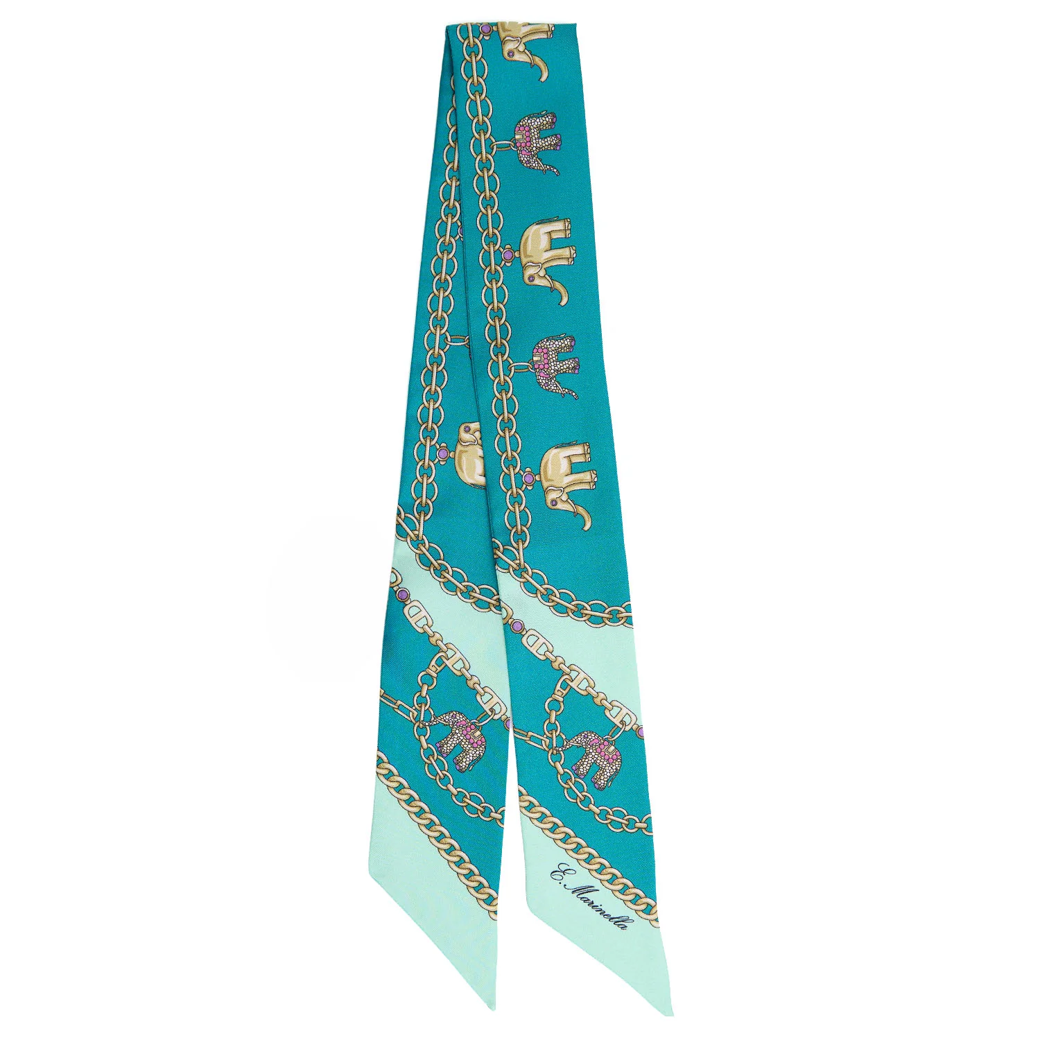 GREEN SILK TWILLY