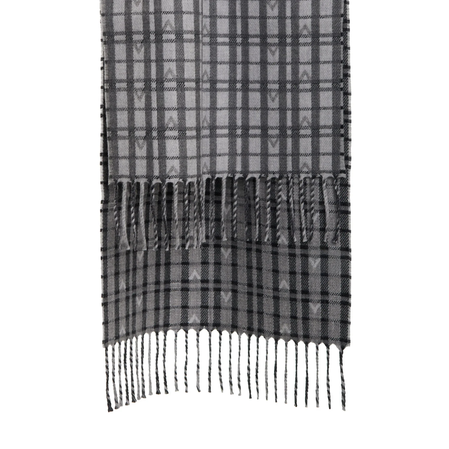 GREY EM LOGO SCARF - Image 3