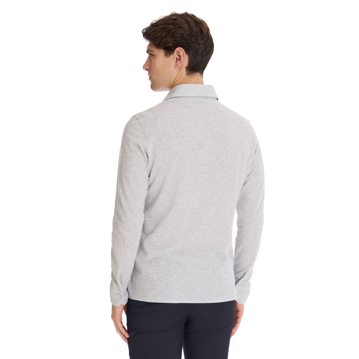 GREY POLO SHIRT - Image 2