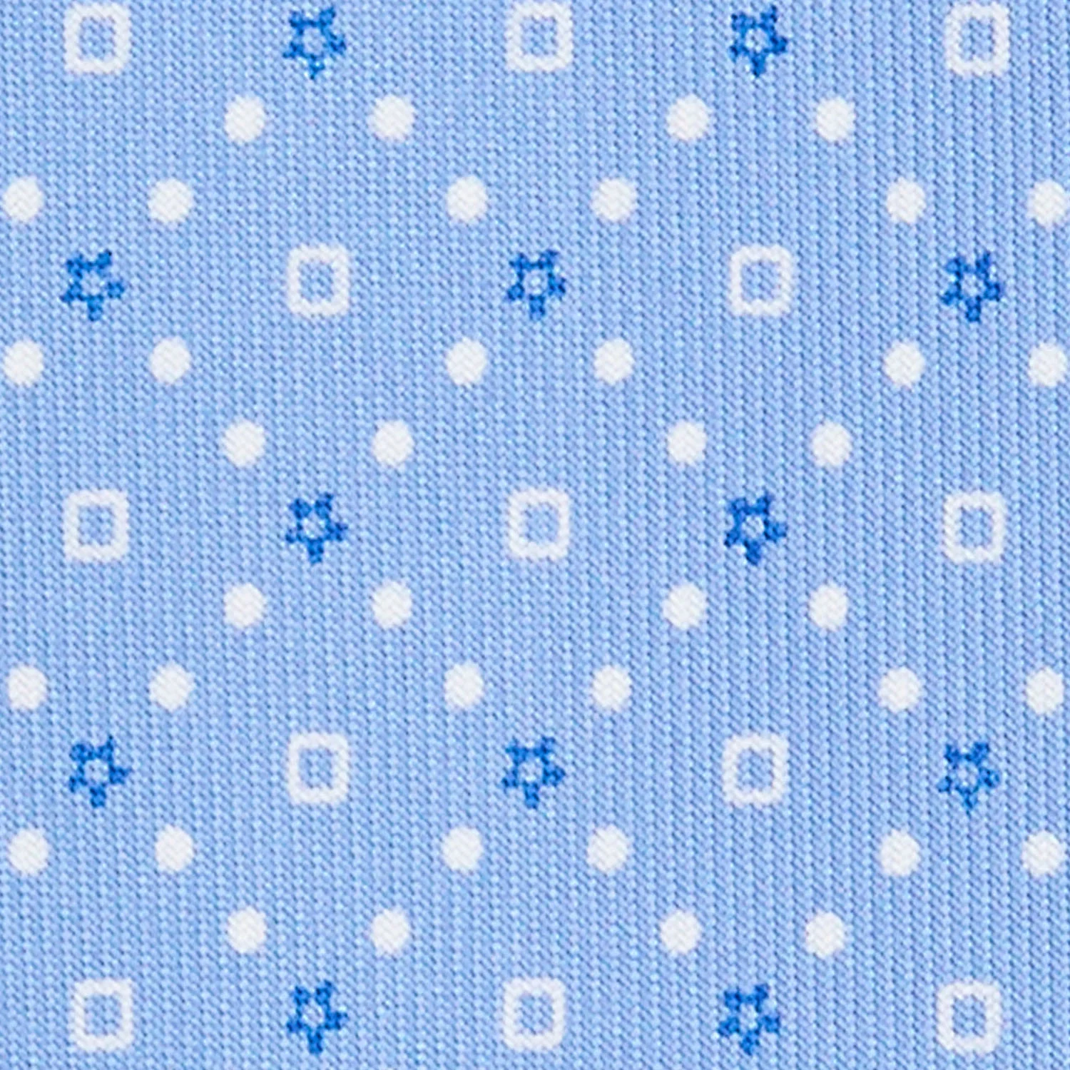 LIGHT BLUE 5 FOLD SARTORIAL SILK TIE - Image 4