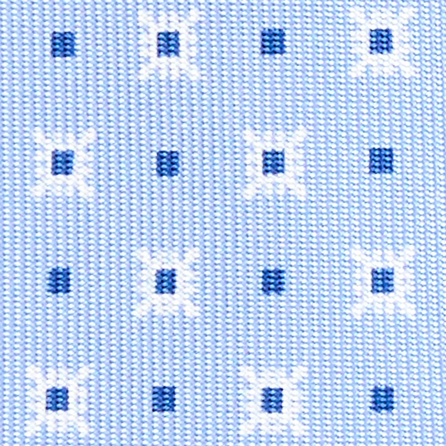 LIGHT BLUE 7 FOLD SARTORIAL SILK TIE - Image 4