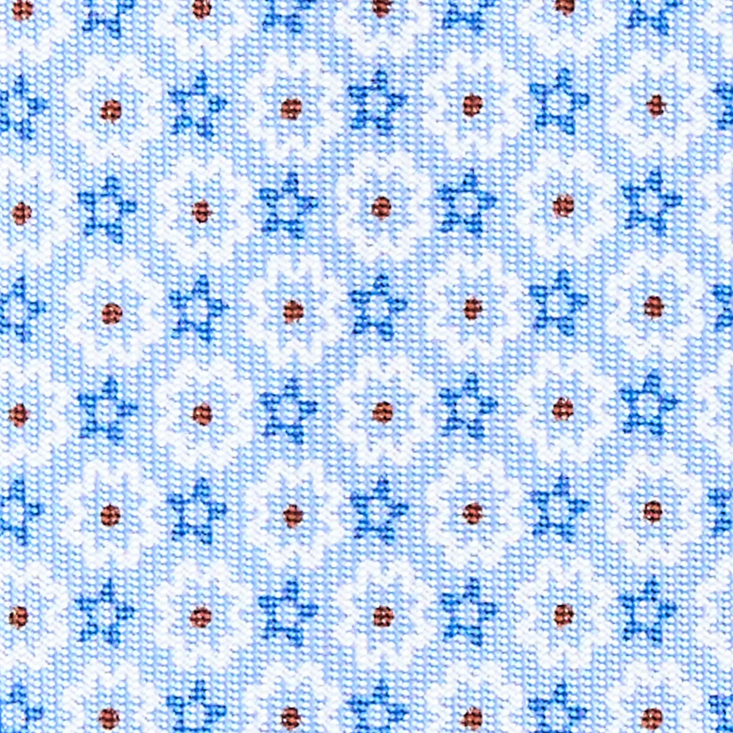 LIGHT BLUE 7 FOLD SARTORIAL SILK TIE - Image 4