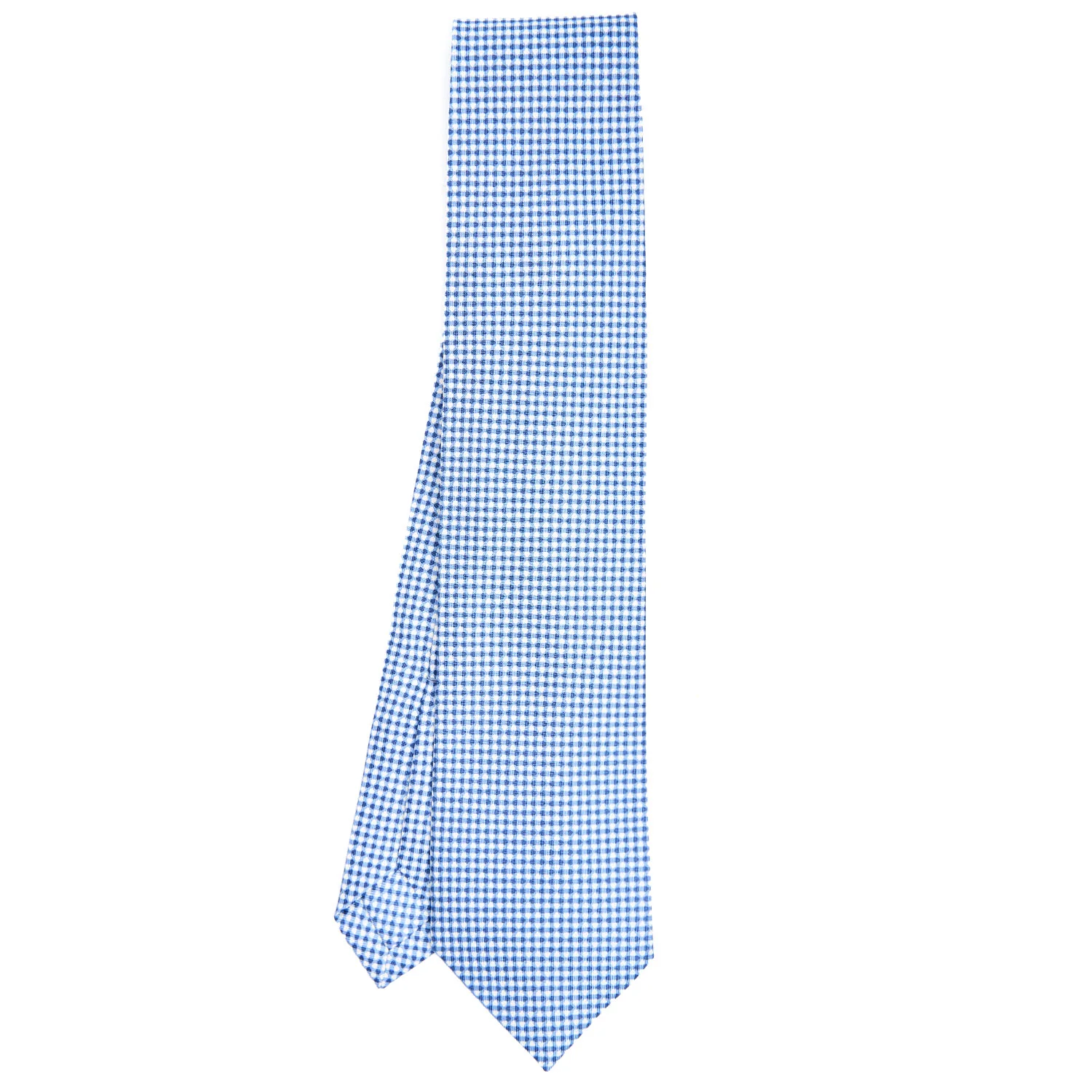 LIGHT BLUE 9 FOLD SARTORIAL SILK TIE - Image 2