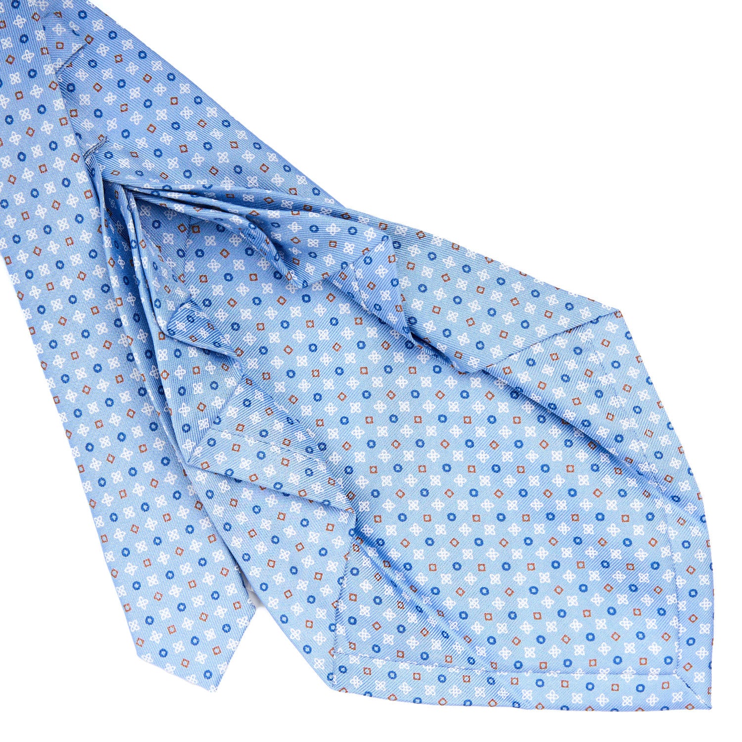 LIGHT BLUE 9 FOLD SARTORIAL SILK TIE