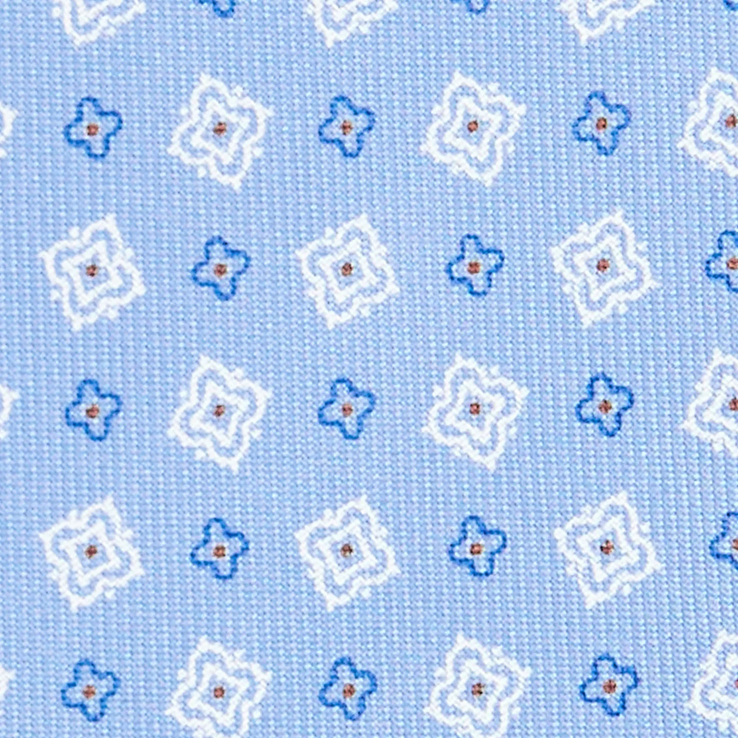 LIGHT BLUE 9 FOLD SARTORIAL SILK TIE - Image 4