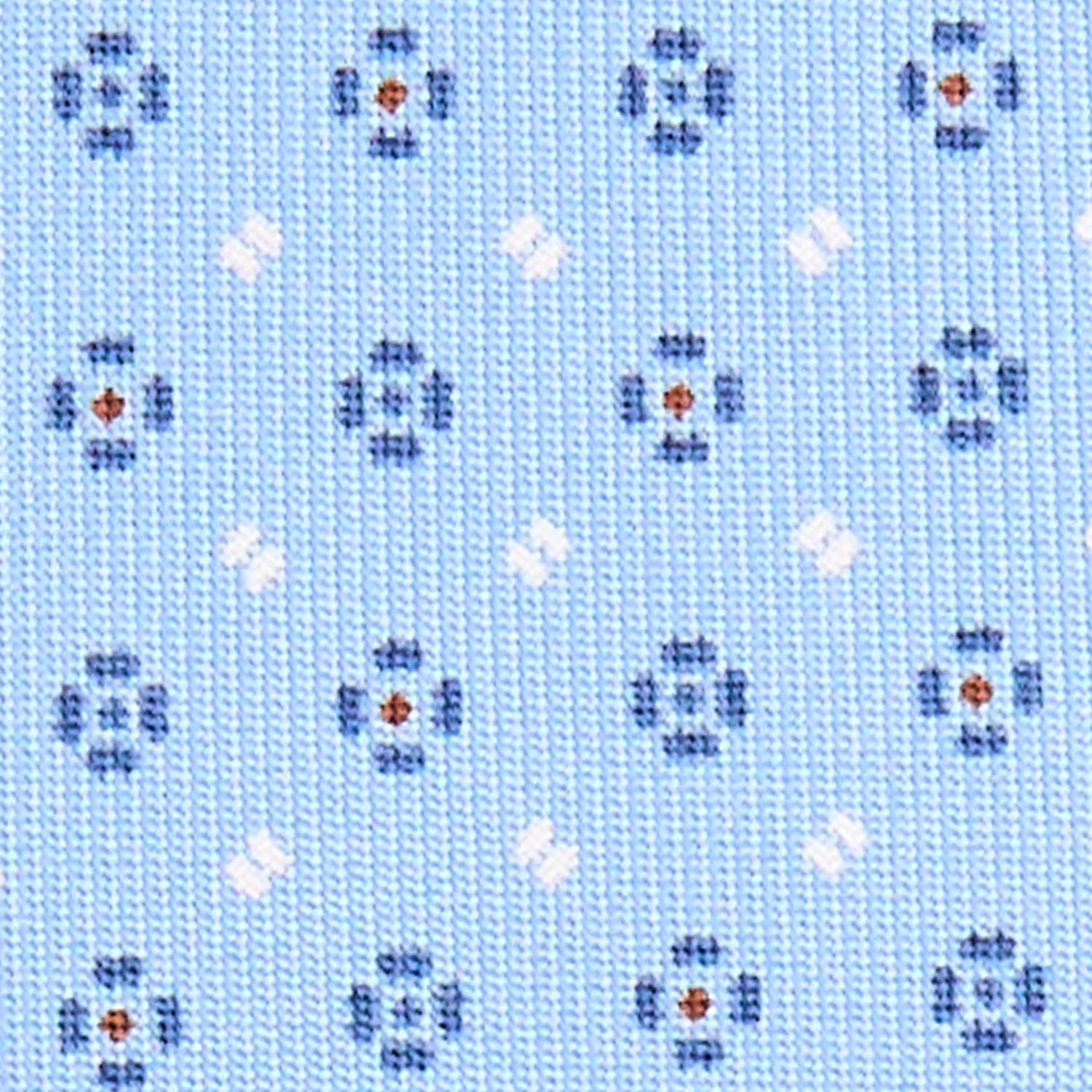 LIGHT BLUE 9 FOLD SARTORIAL SILK TIE - Image 4