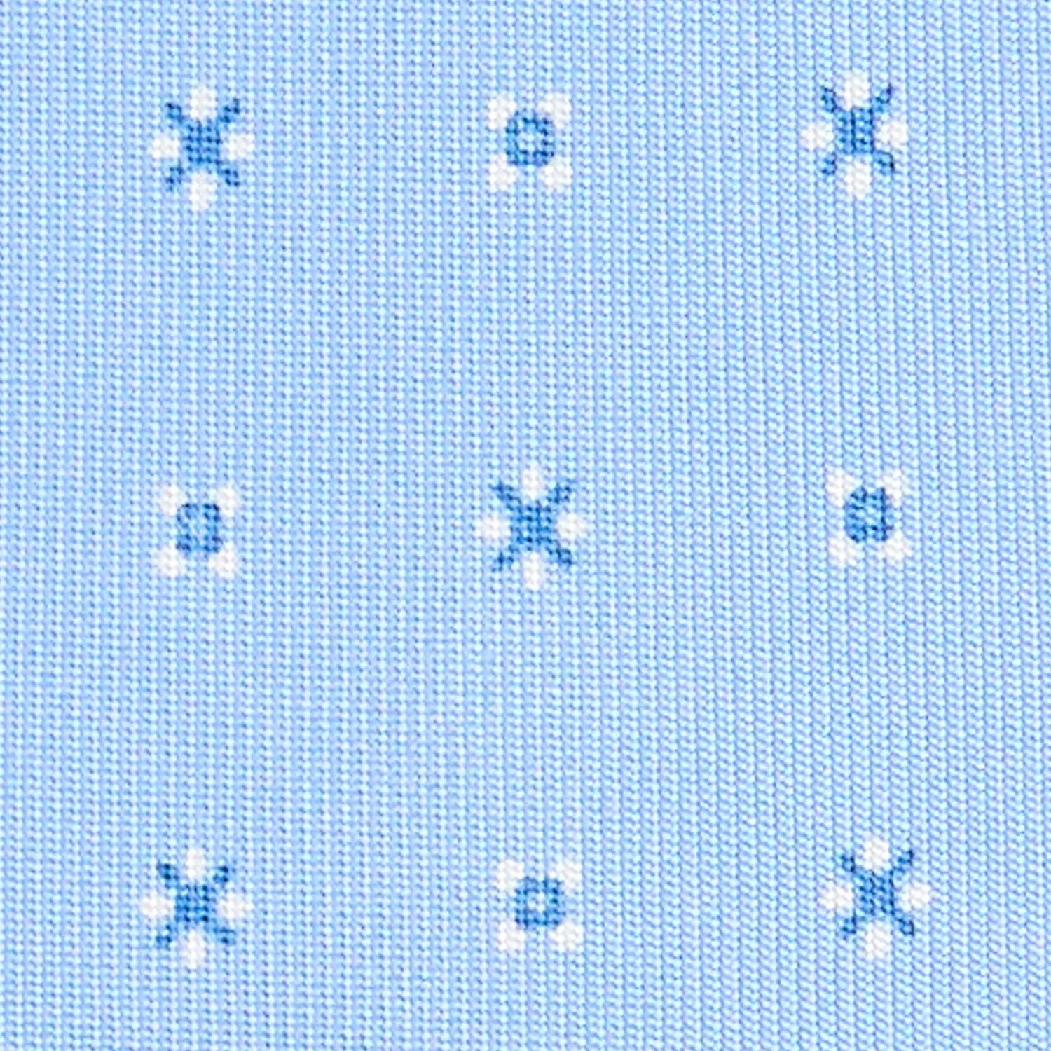 LIGHT BLUE 9 FOLD SARTORIAL SILK TIE - Image 4