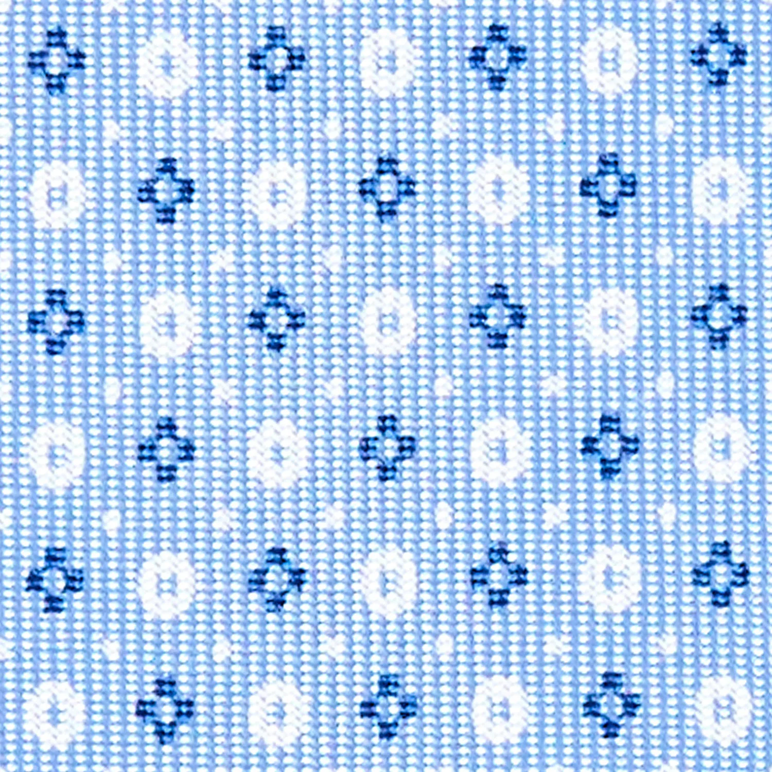 LIGHT BLUE 9 FOLD SARTORIAL SILK TIE - Image 4