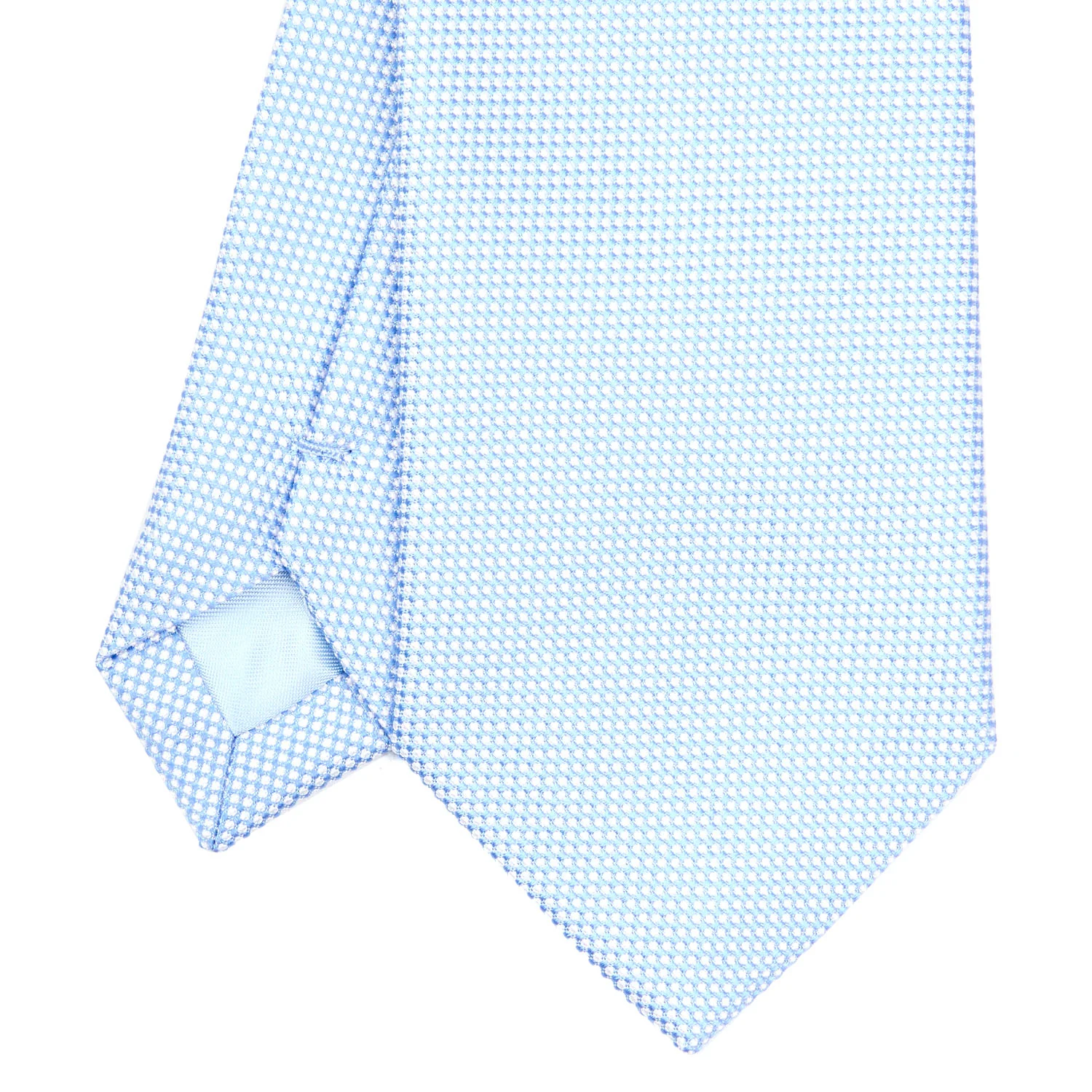 LIGHT BLUE CEREMONIAL JACQUARD SILK TIE