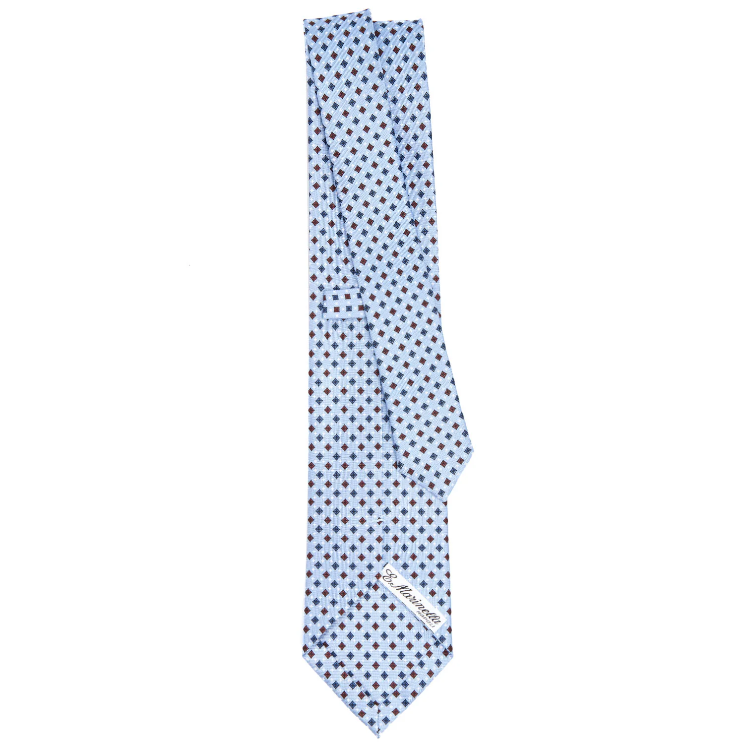 LIGHT BLUE CLASSIC SILK TIE - Image 3