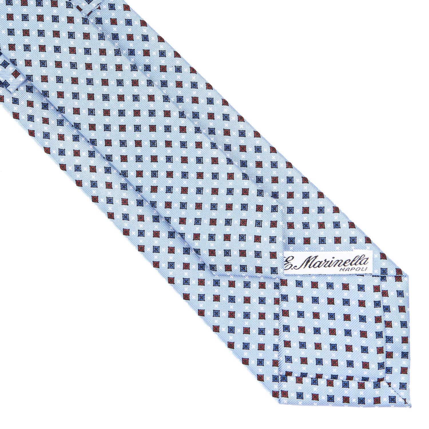 LIGHT BLUE CLASSIC SILK TIE - Image 4
