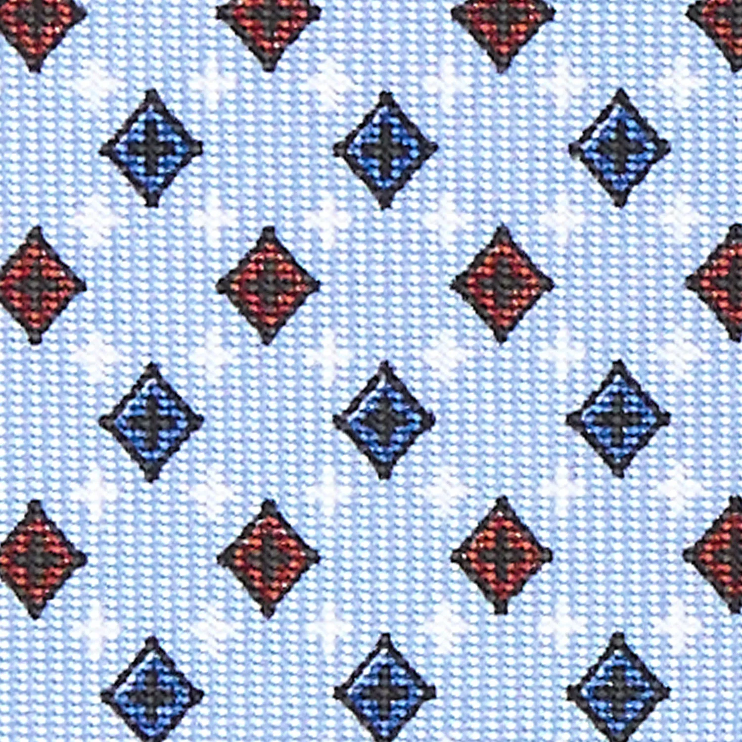 LIGHT BLUE CLASSIC SILK TIE - Image 5