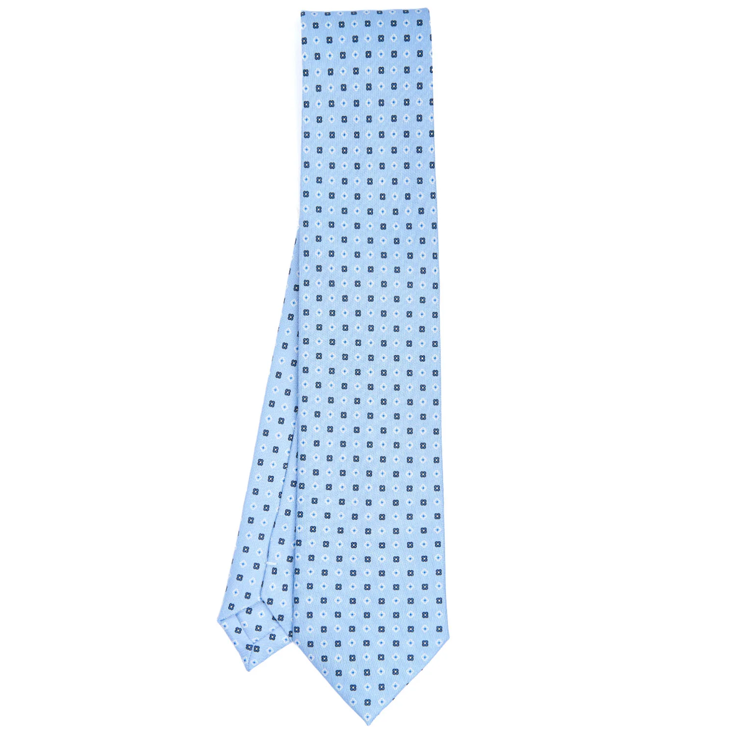 LIGHT BLUE CLASSIC SILK TIE - Image 2