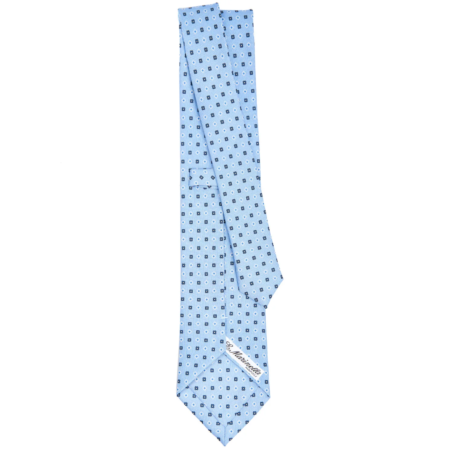 LIGHT BLUE CLASSIC SILK TIE - Image 3