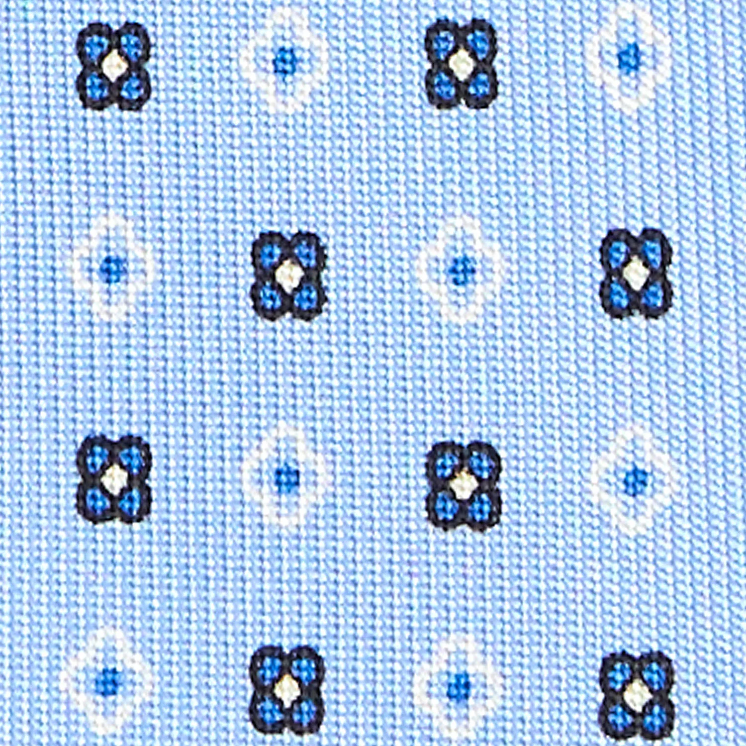 LIGHT BLUE CLASSIC SILK TIE - Image 5