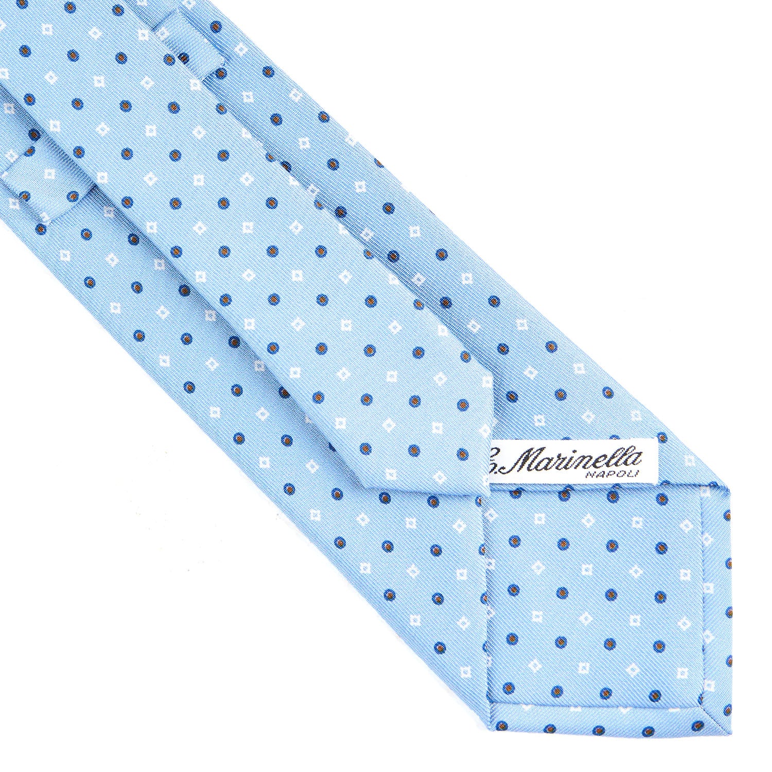 LIGHT BLUE CLASSIC SILK TIE - Image 4