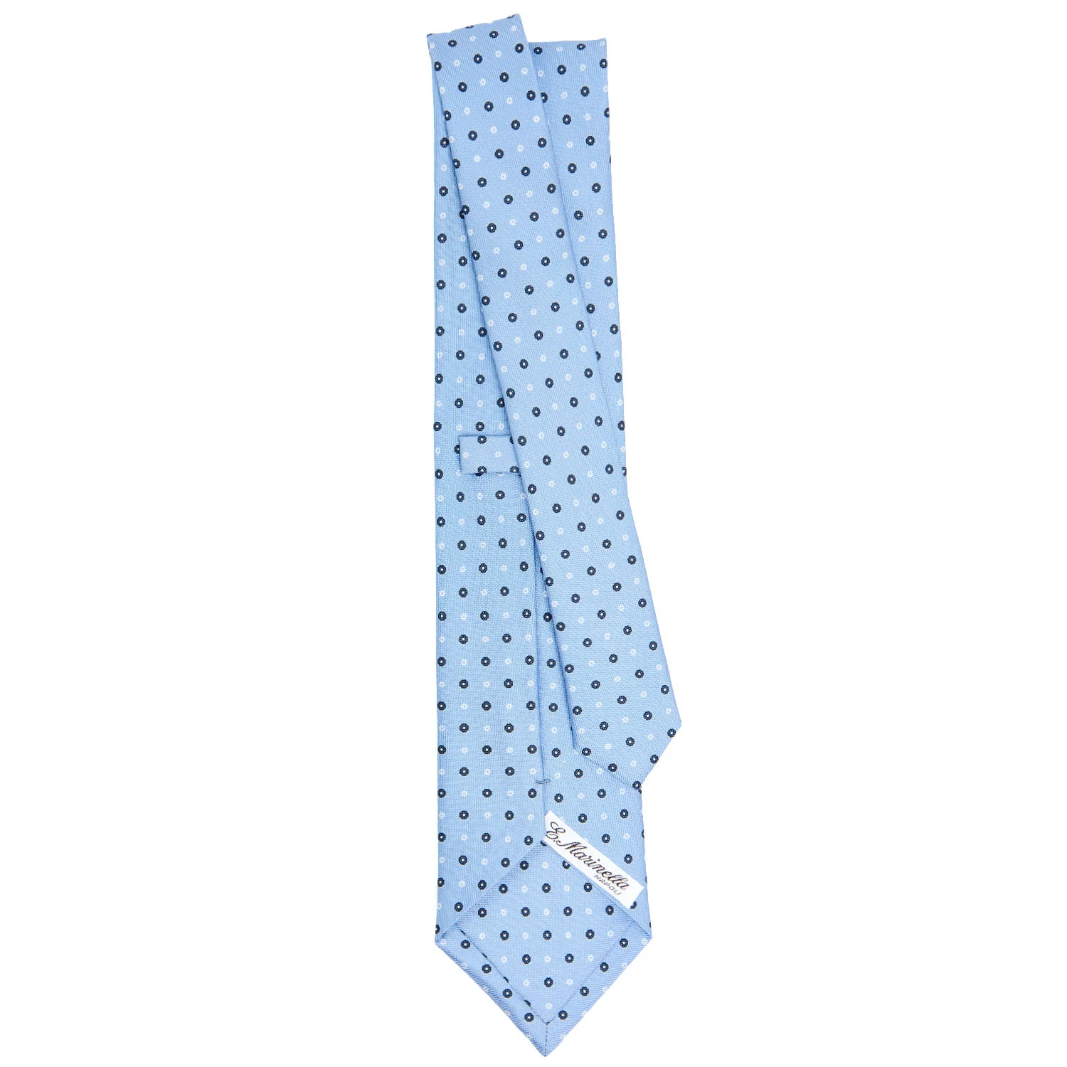 LIGHT BLUE CLASSIC SILK TIE - Image 3
