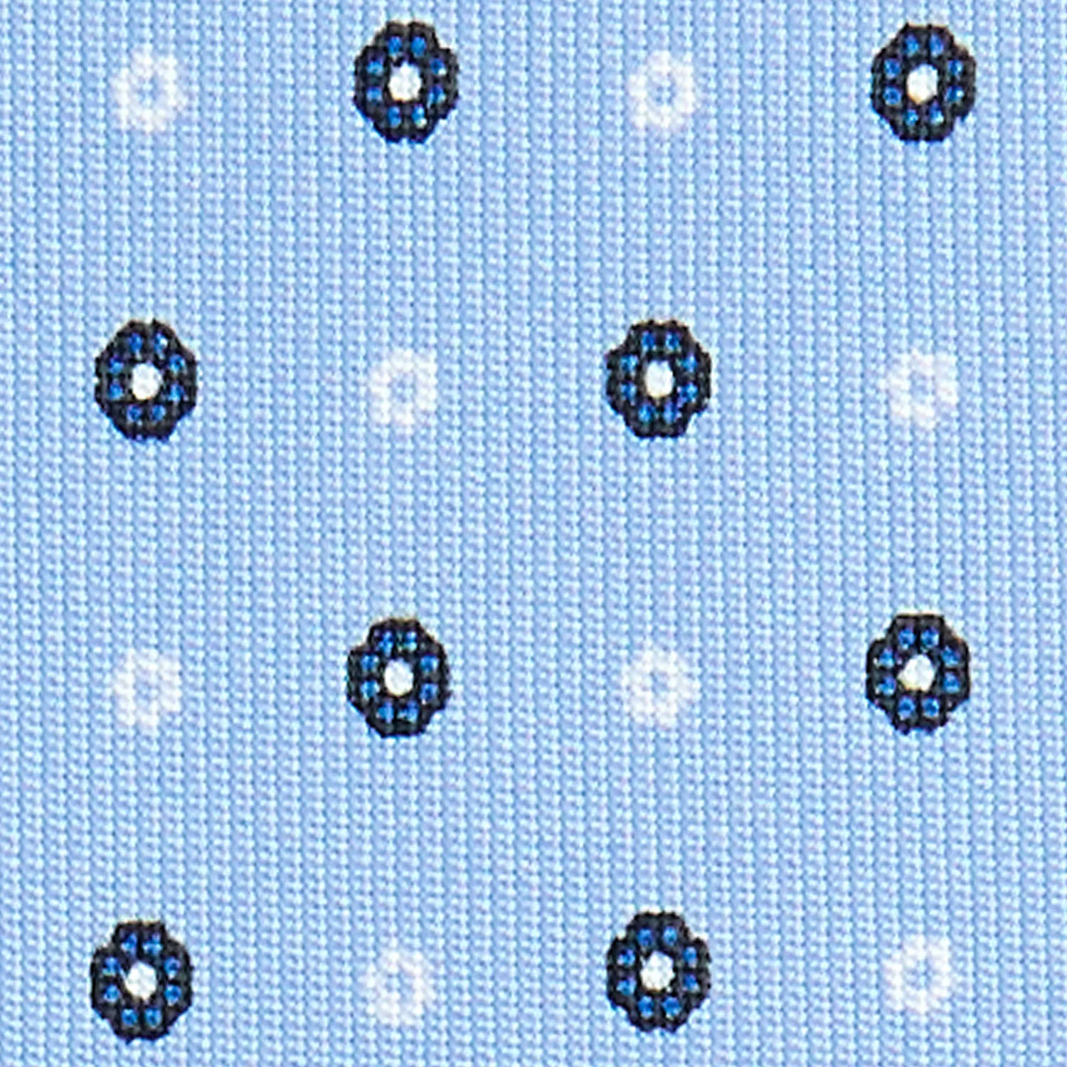 LIGHT BLUE CLASSIC SILK TIE - Image 5