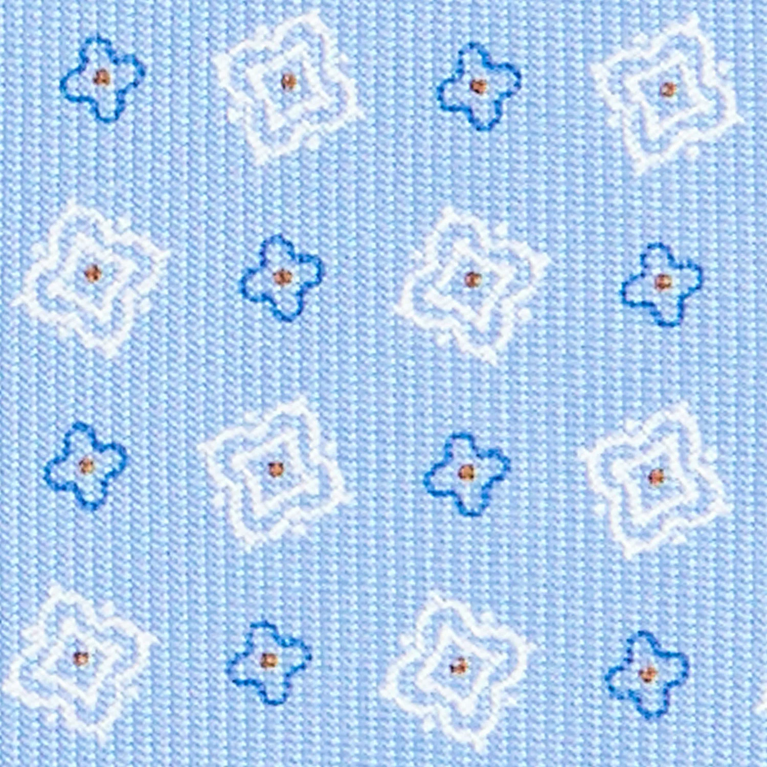 LIGHT BLUE CLASSIC SILK TIE - Image 5
