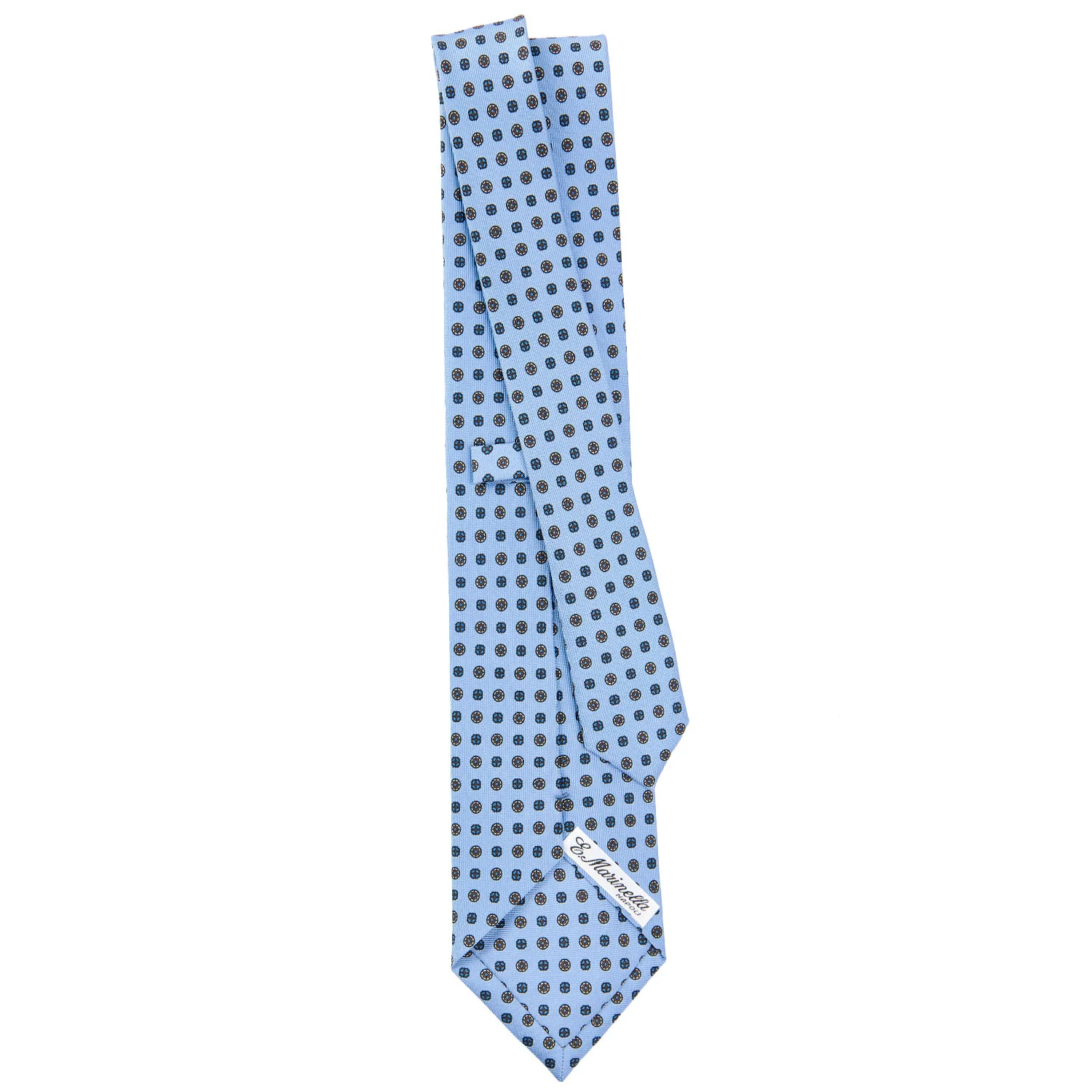 LIGHT BLUE CLASSIC SILK TIE - Image 3