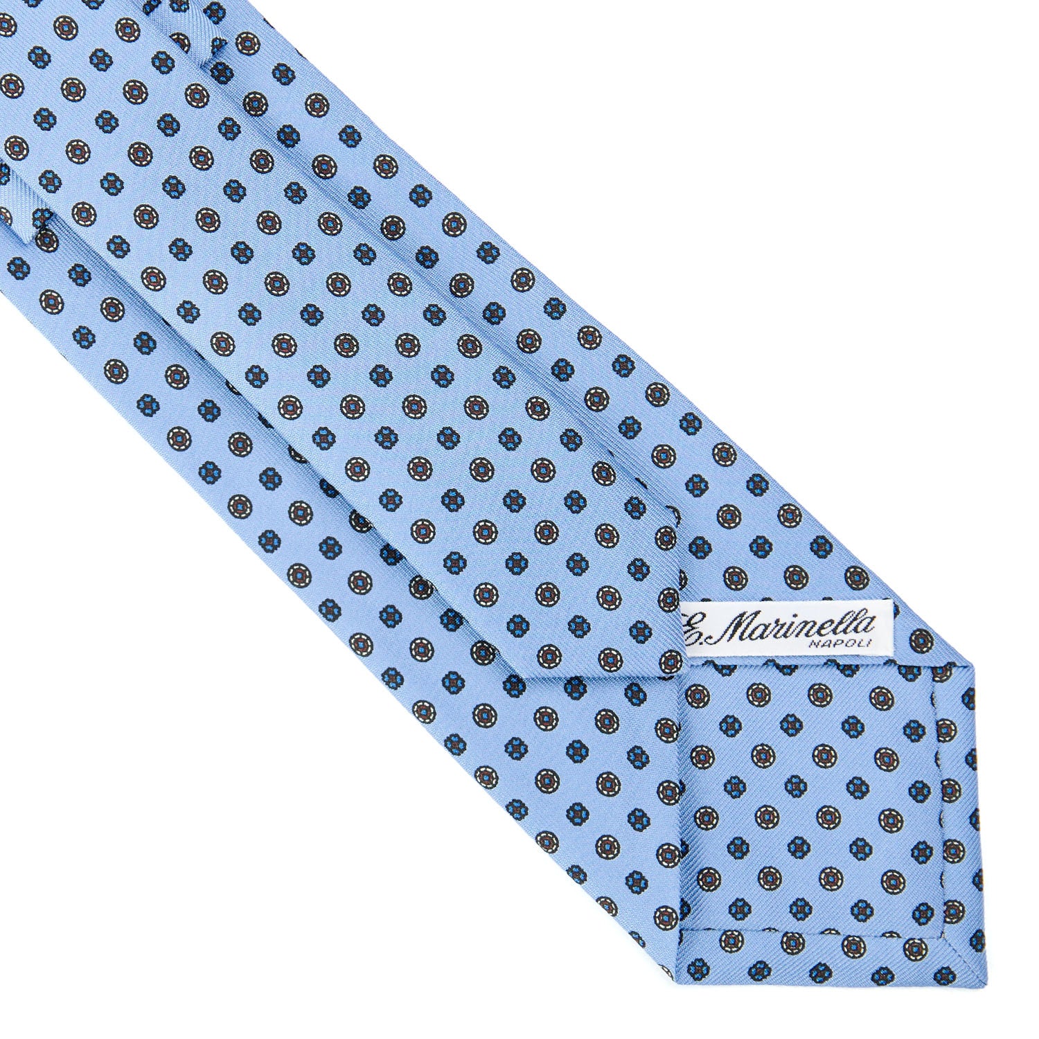 LIGHT BLUE CLASSIC SILK TIE - Image 4