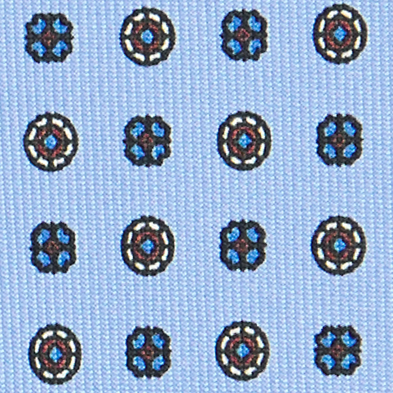 LIGHT BLUE CLASSIC SILK TIE - Image 5