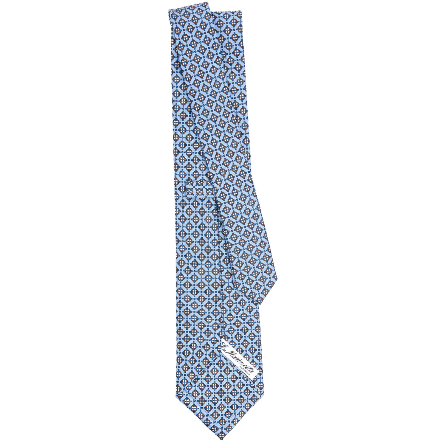 LIGHT BLUE CLASSIC SILK TIE - Image 3