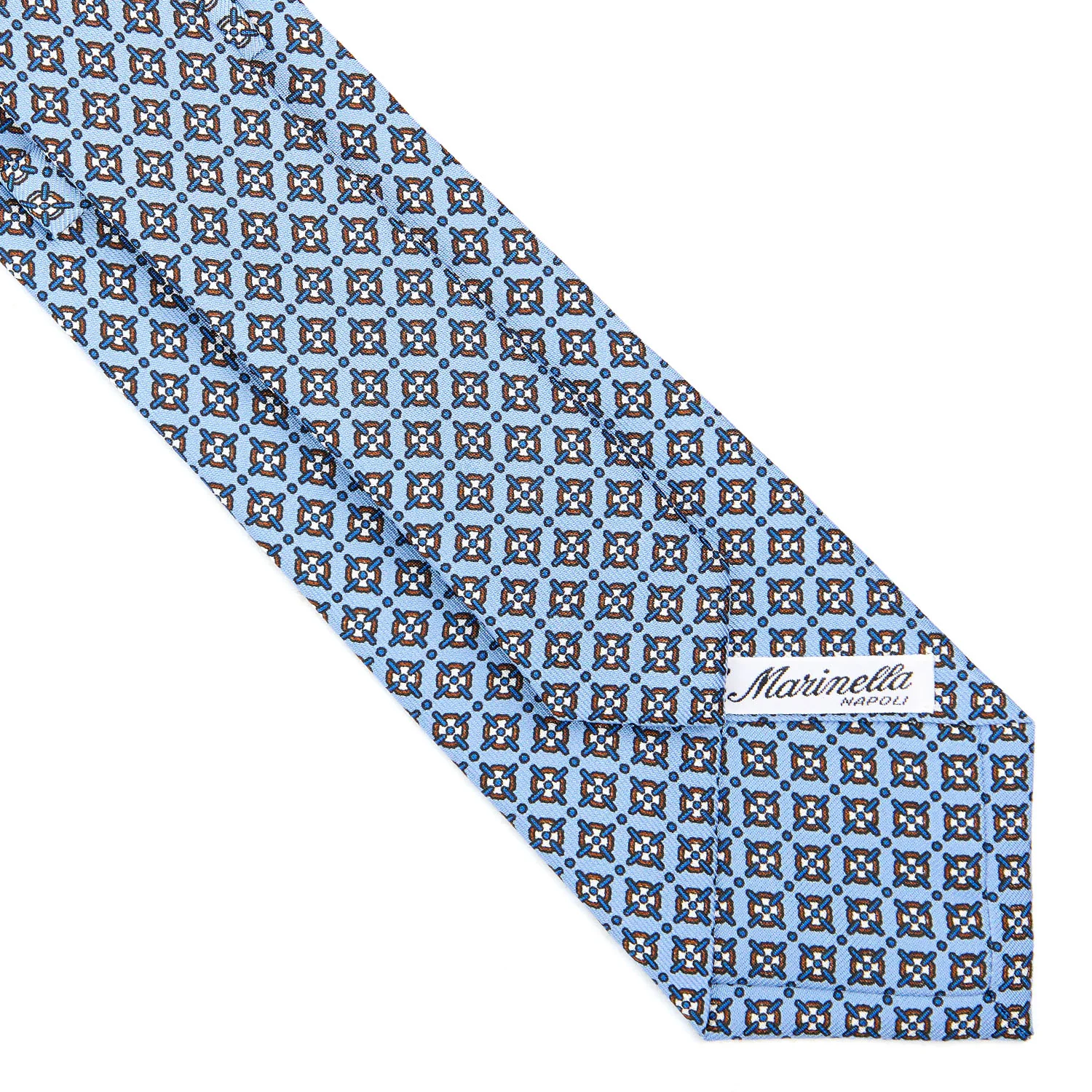 LIGHT BLUE CLASSIC SILK TIE - Image 4